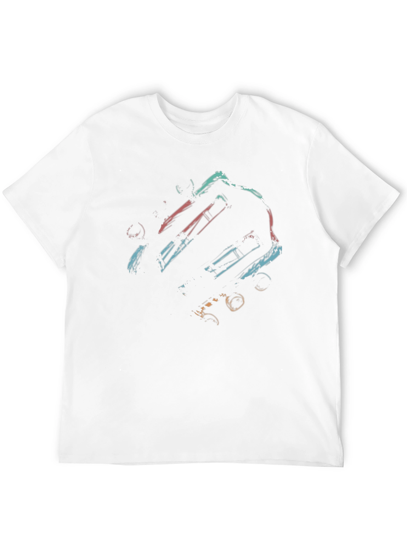 Abstract Musical Instrument Graphic T-Shirt
