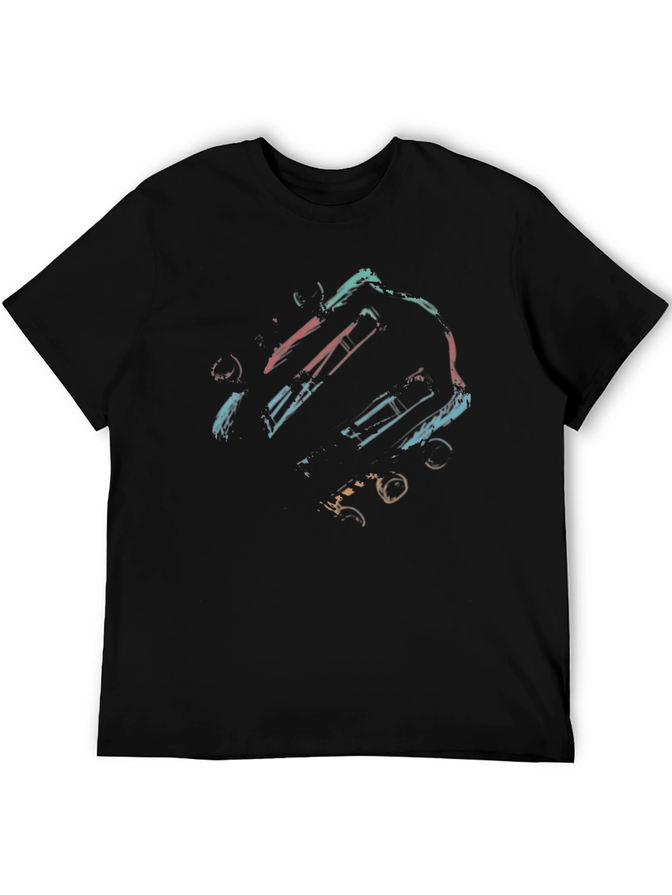 Abstract Musical Instrument Graphic T-Shirt