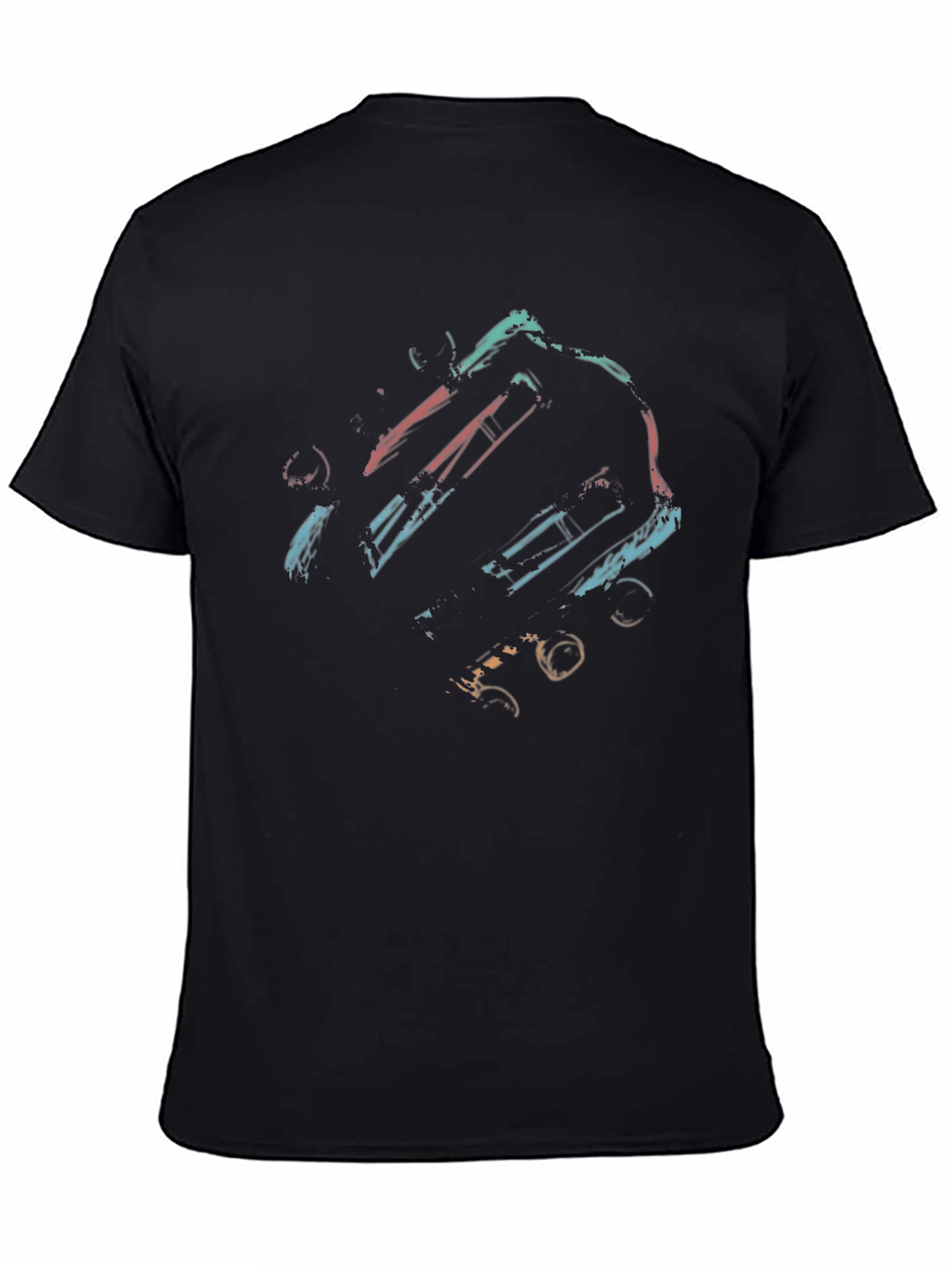 Abstract Musical Instrument Graphic T-Shirt