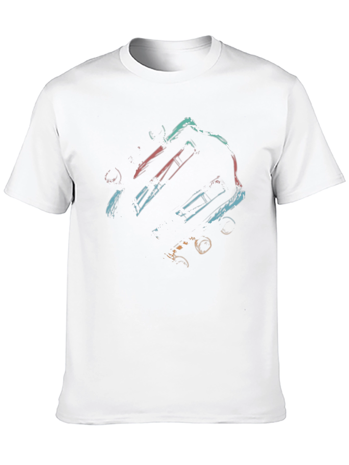 Abstract Musical Instrument Graphic T-Shirt