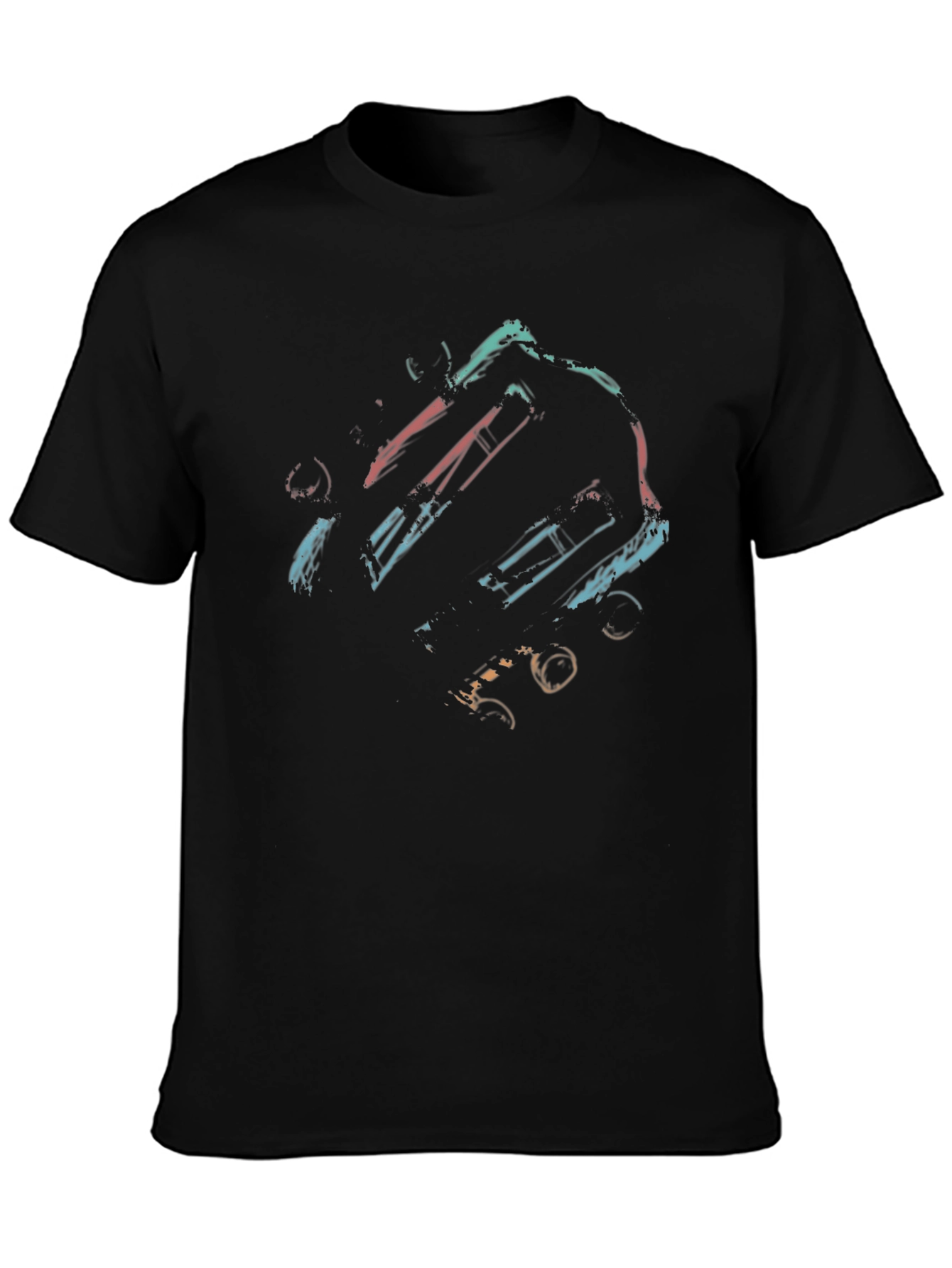 Abstract Musical Instrument Graphic T-Shirt