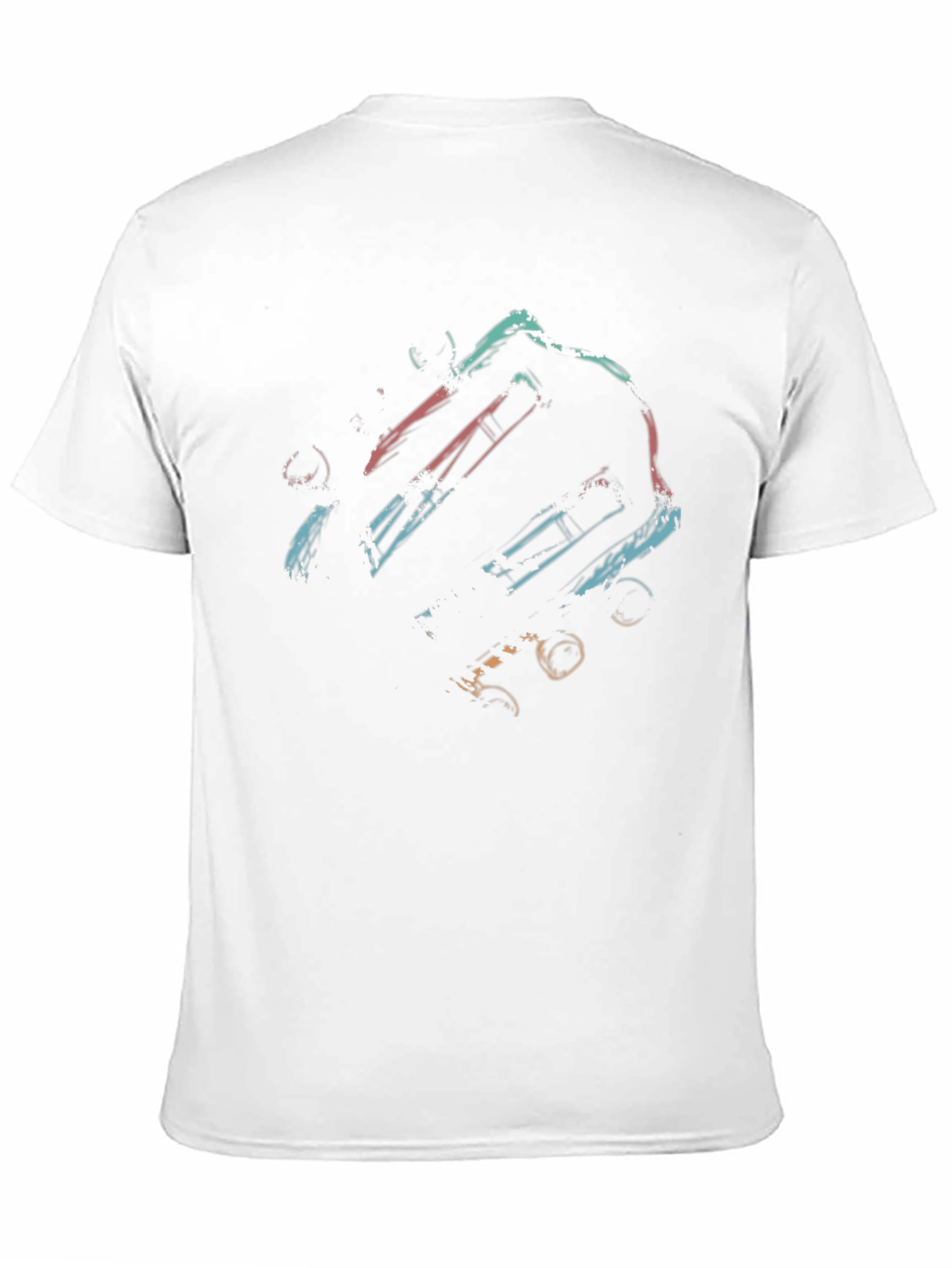 Abstract Musical Instrument Graphic T-Shirt