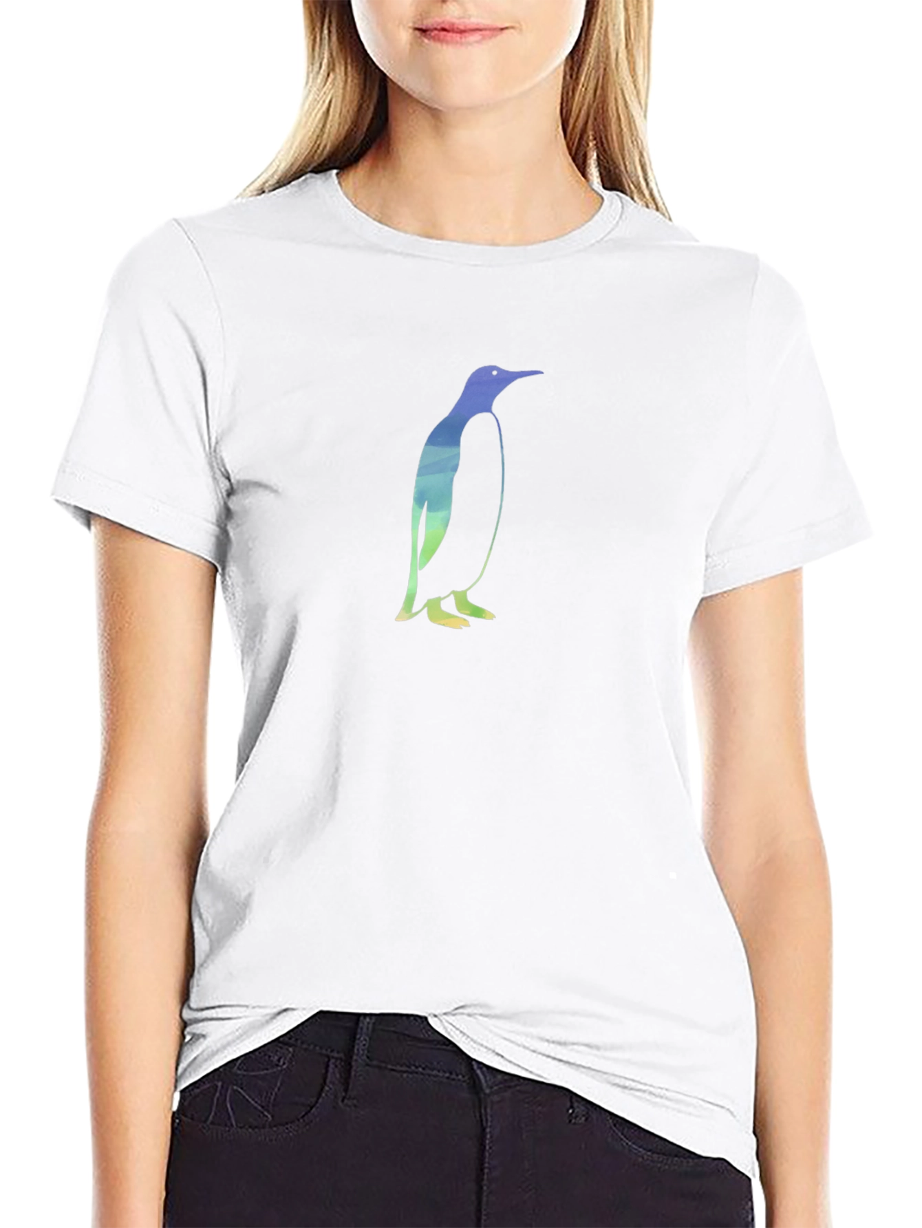 Penguin Graphic Black T-Shirt