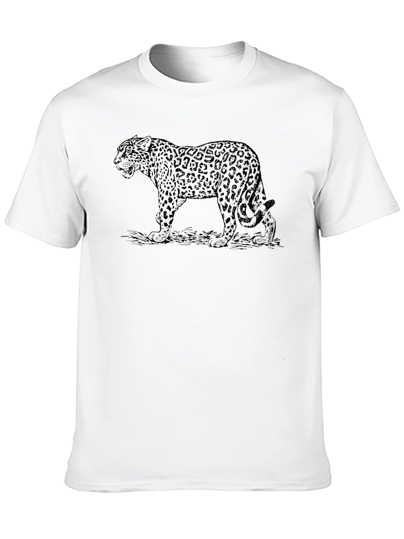 Jaguar Graphic Tee - Stylish Black T-Shirt