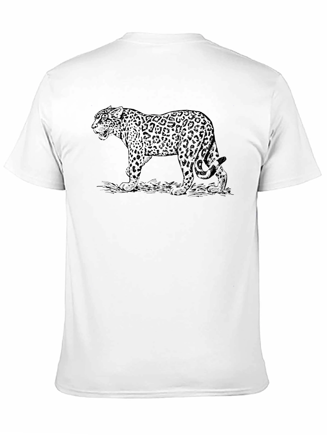 Jaguar Graphic Tee - Stylish Black T-Shirt