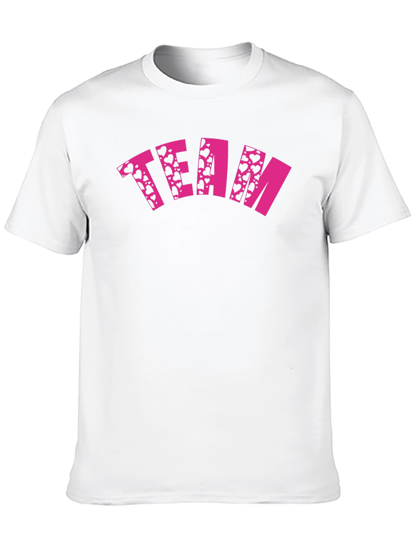 Team Hearts Graphic Tee - Black
