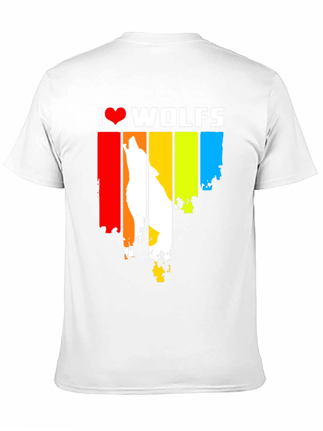 I Love Wolves Graphic Tee - Unique Design