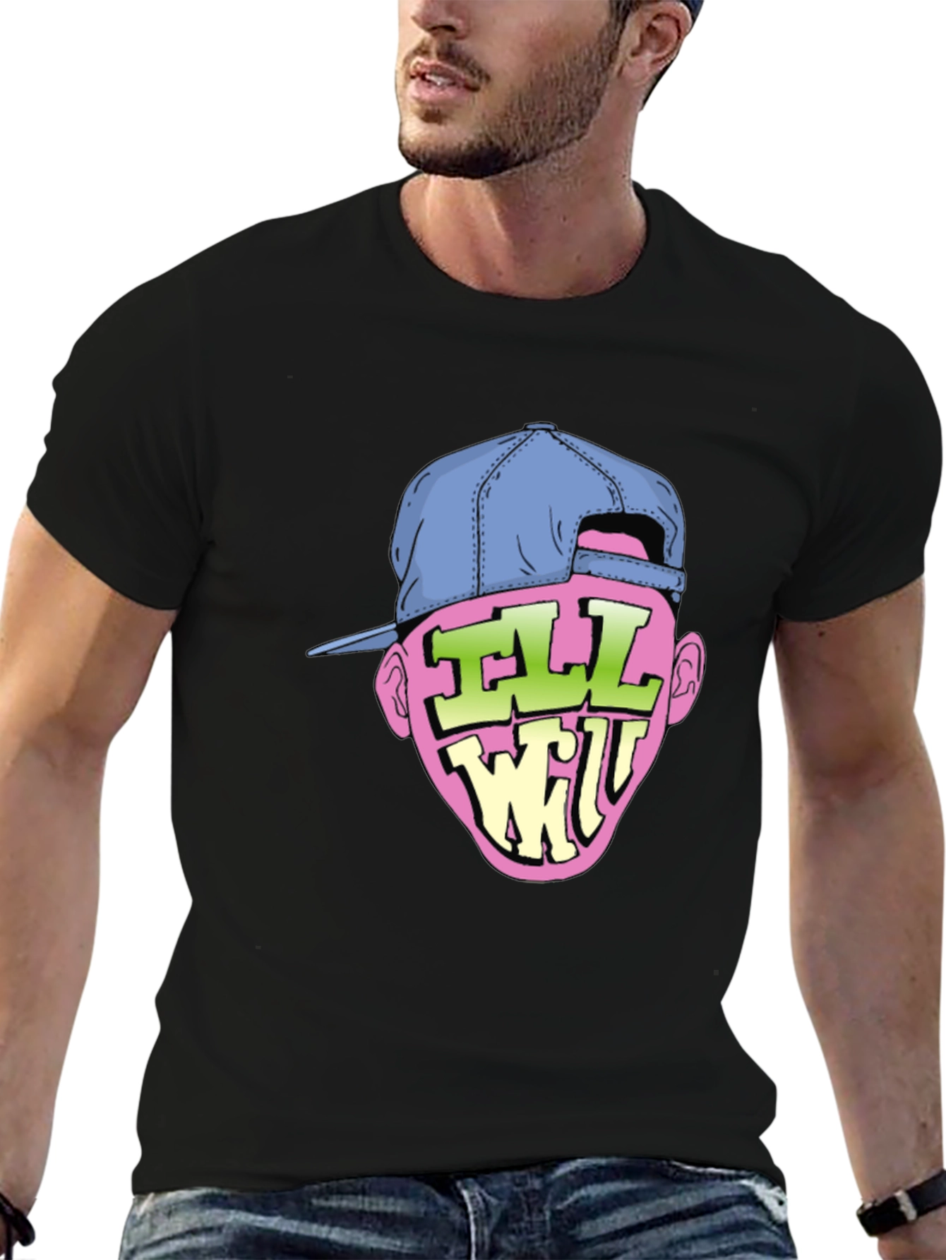 Ill Will Graphic Tee - Black Cotton T-Shirt