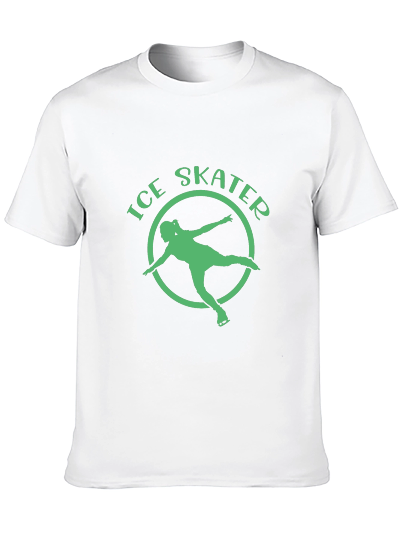 Ice Skater Graphic Tee - Cool Sport Shirt