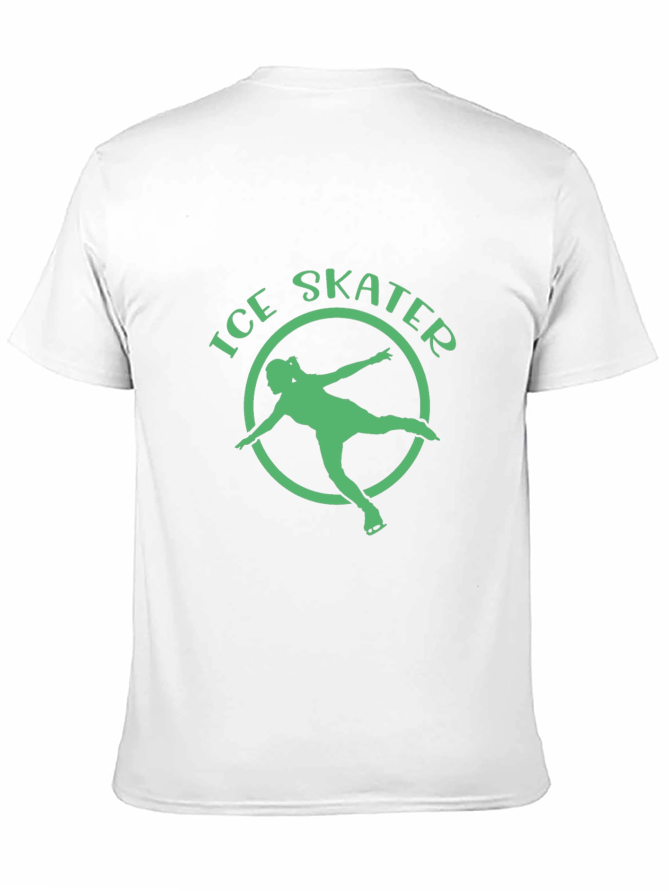 Ice Skater Graphic Tee - Cool Sport Shirt