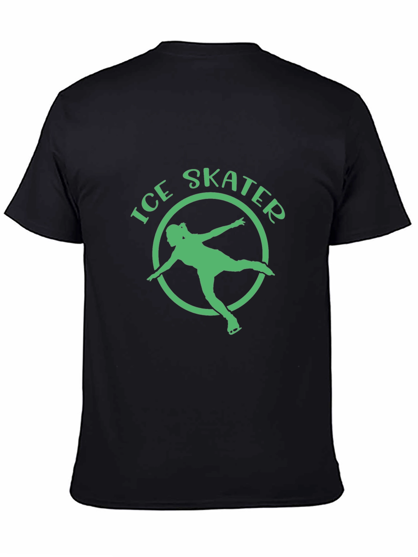 Ice Skater Graphic Tee - Cool Sport Shirt