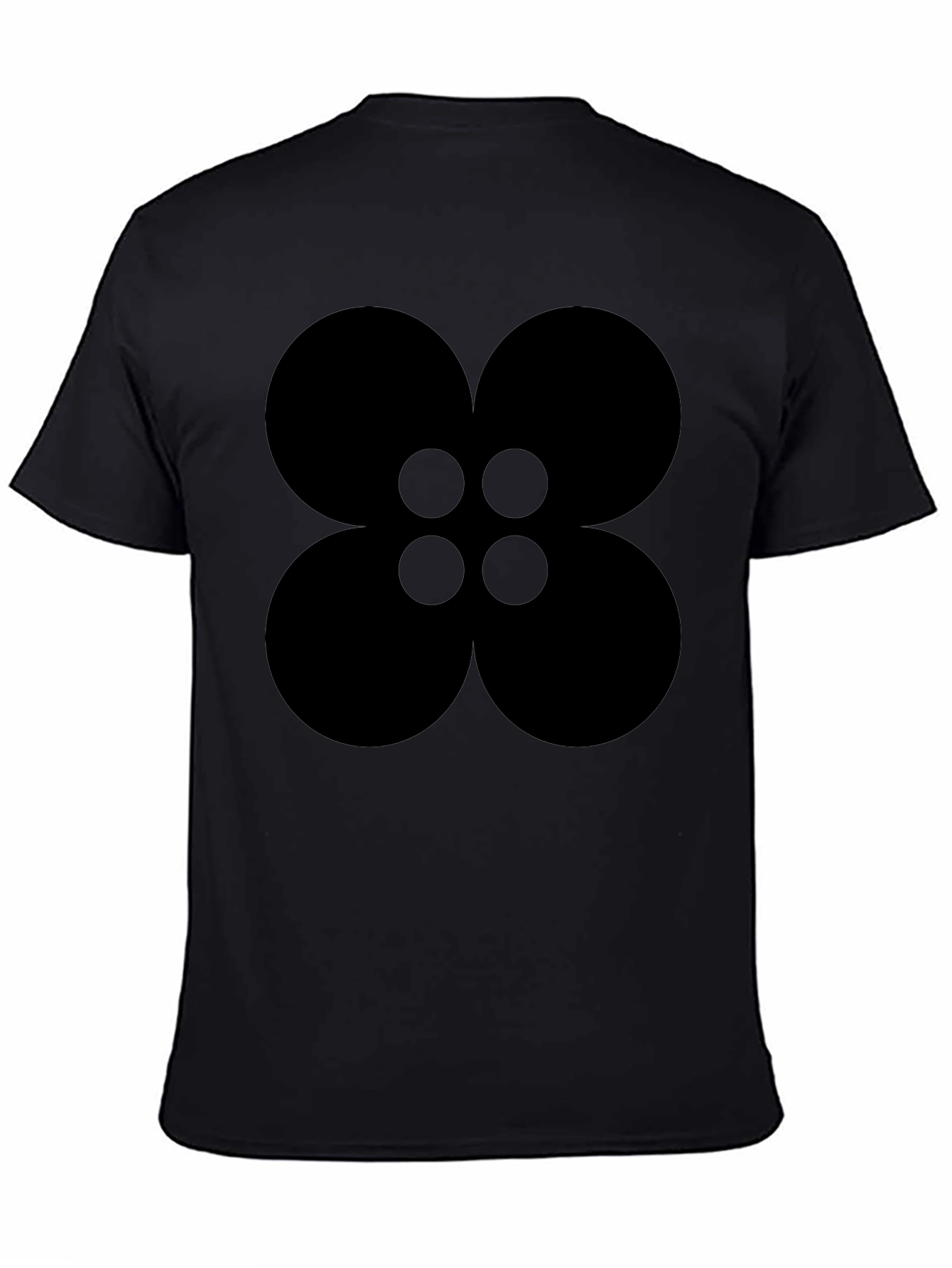 Abstract Flower T-Shirt - Modern Geometric Design