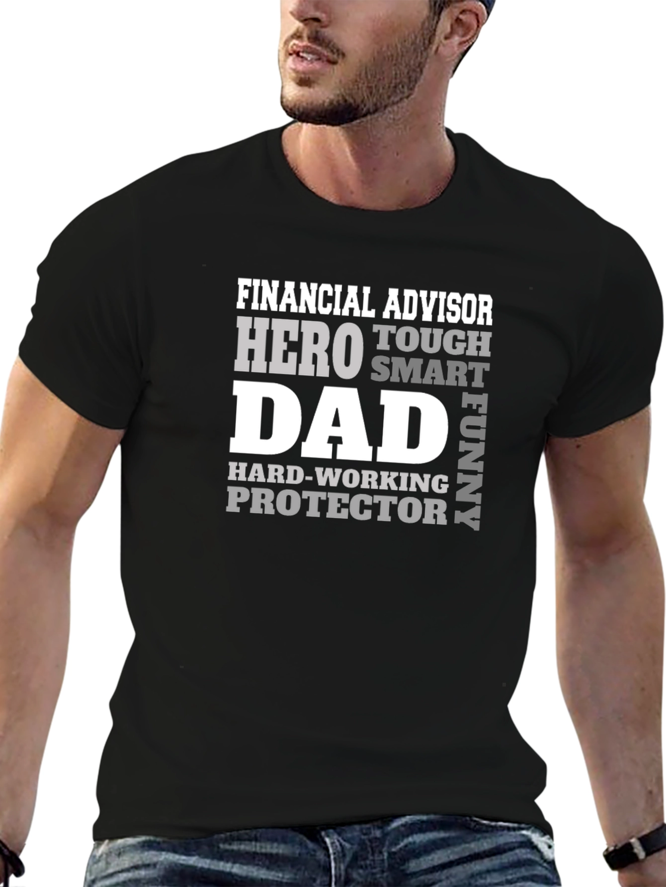 Financial Advisor Dad T-Shirt - Hero Protector