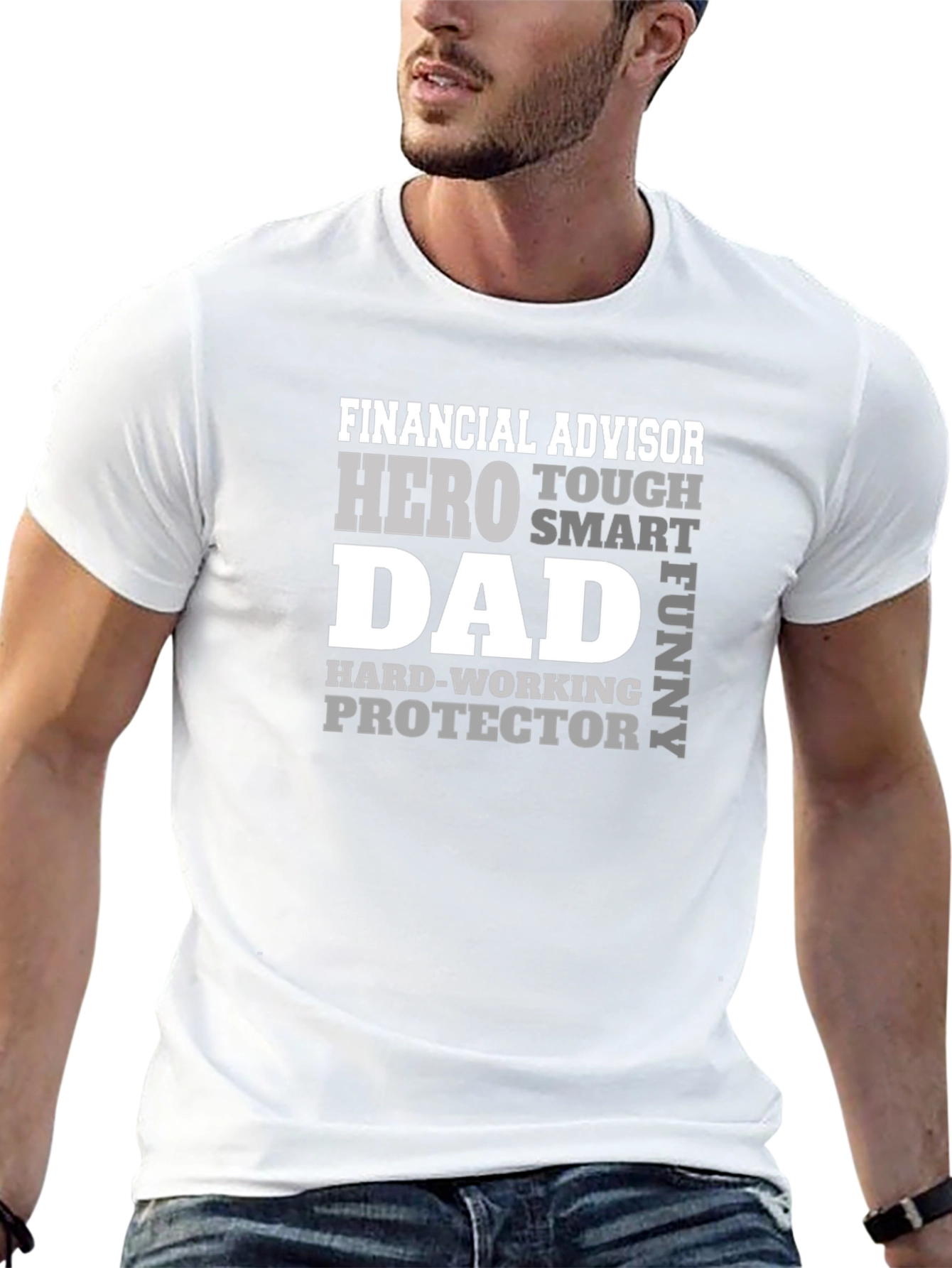Financial Advisor Dad T-Shirt - Hero Protector