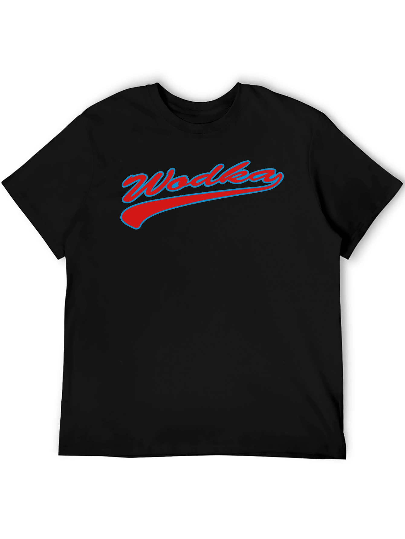 Vodka Graphic Tee - Classic Crew Neck T-Shirt