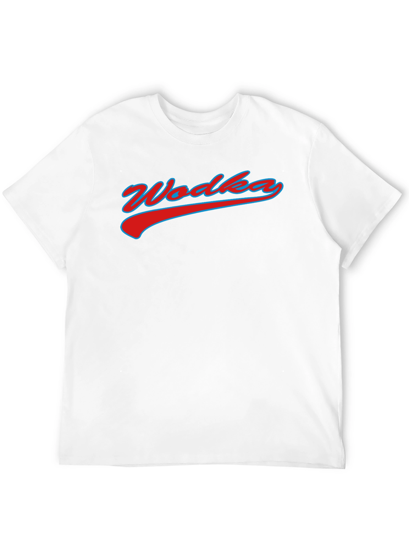 Vodka Graphic Tee - Classic Crew Neck T-Shirt