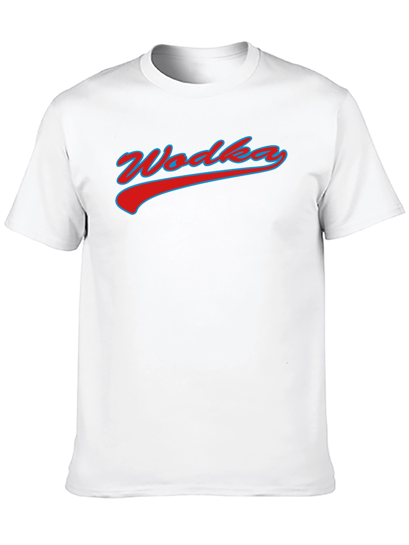 Vodka Graphic Tee - Classic Crew Neck T-Shirt