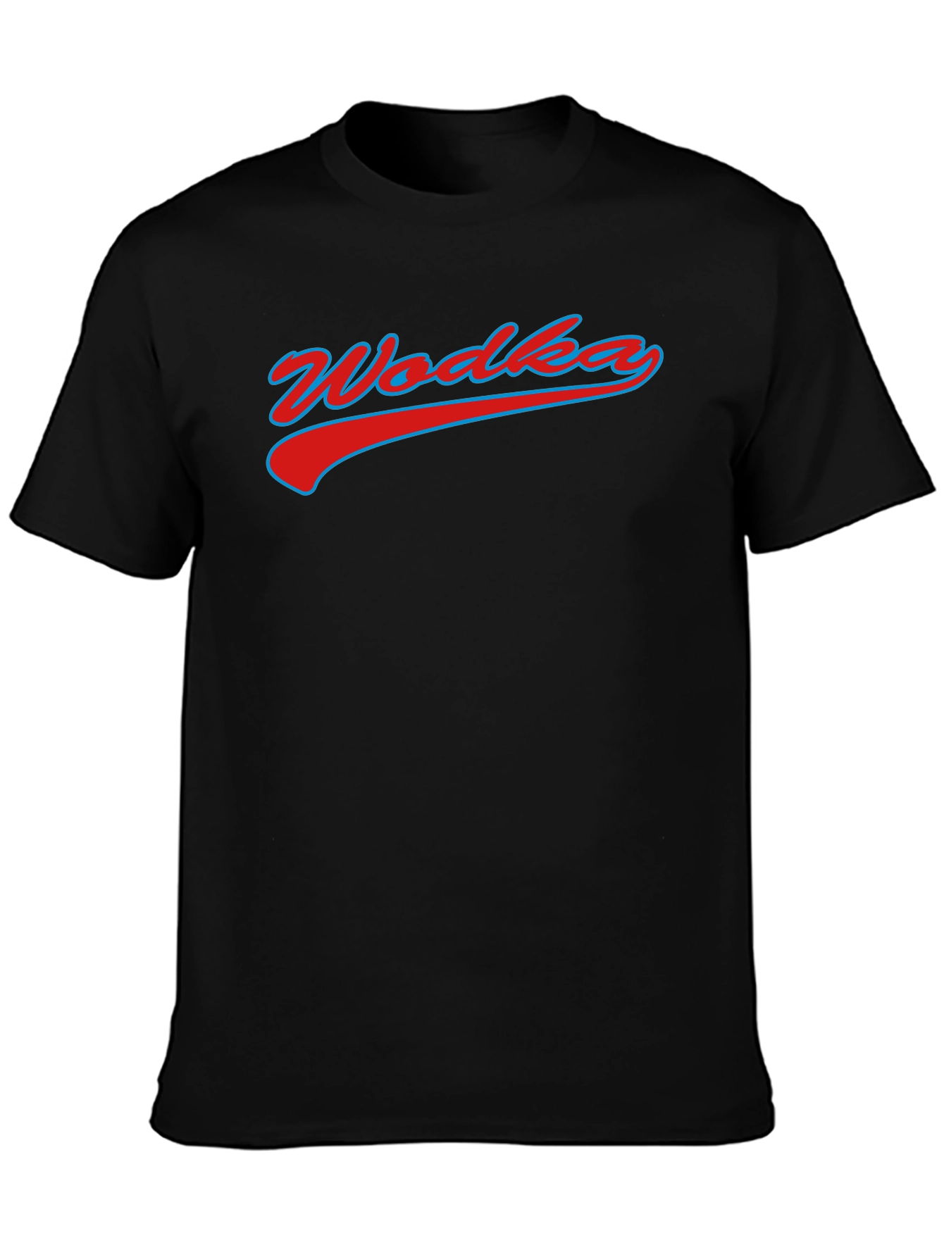 Vodka Graphic Tee - Classic Crew Neck T-Shirt