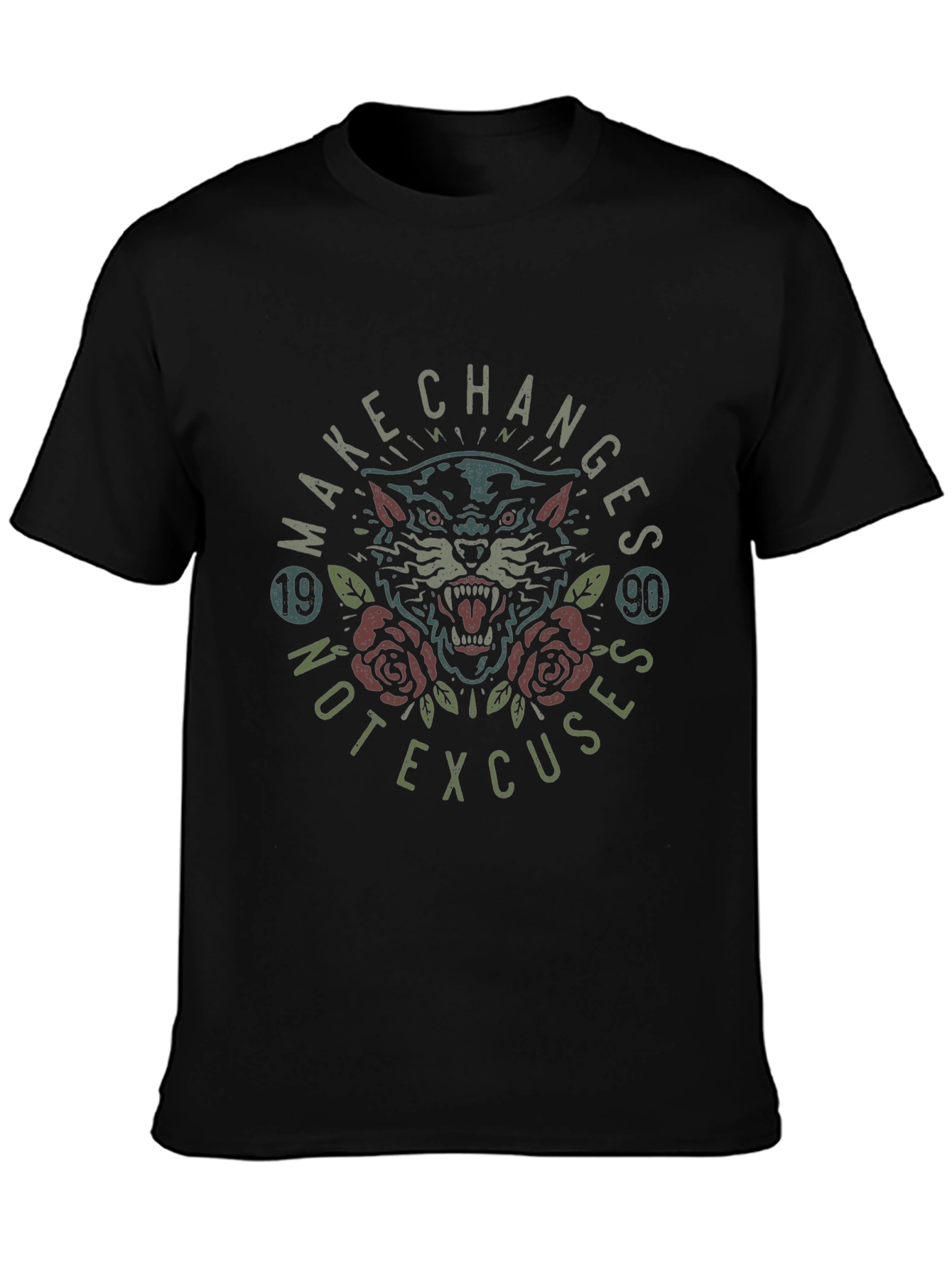 Make Changes Graphic Tee - Mens Black T-Shirt