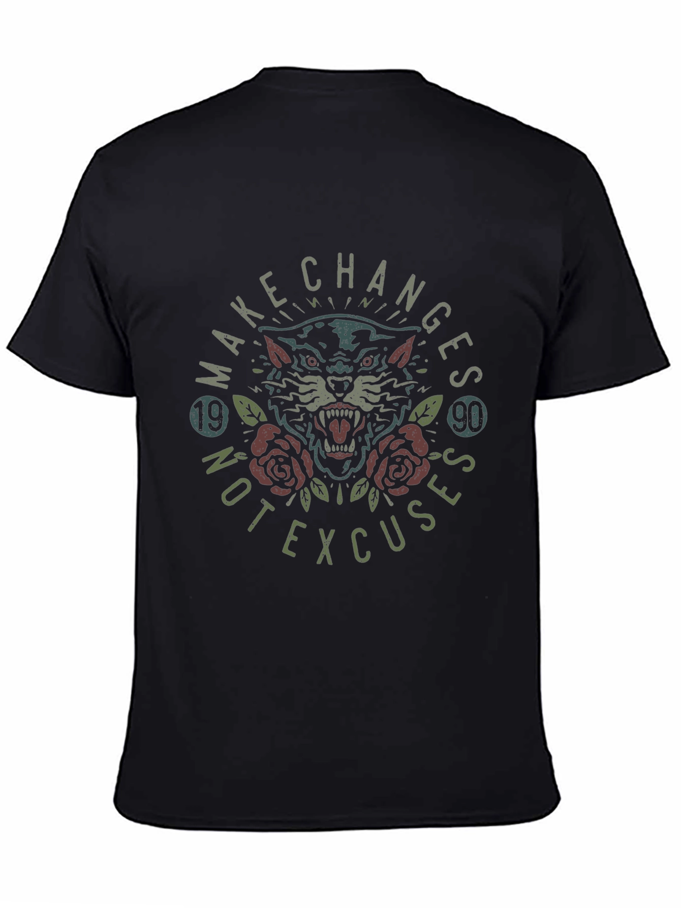 Make Changes Graphic Tee - Mens Black T-Shirt