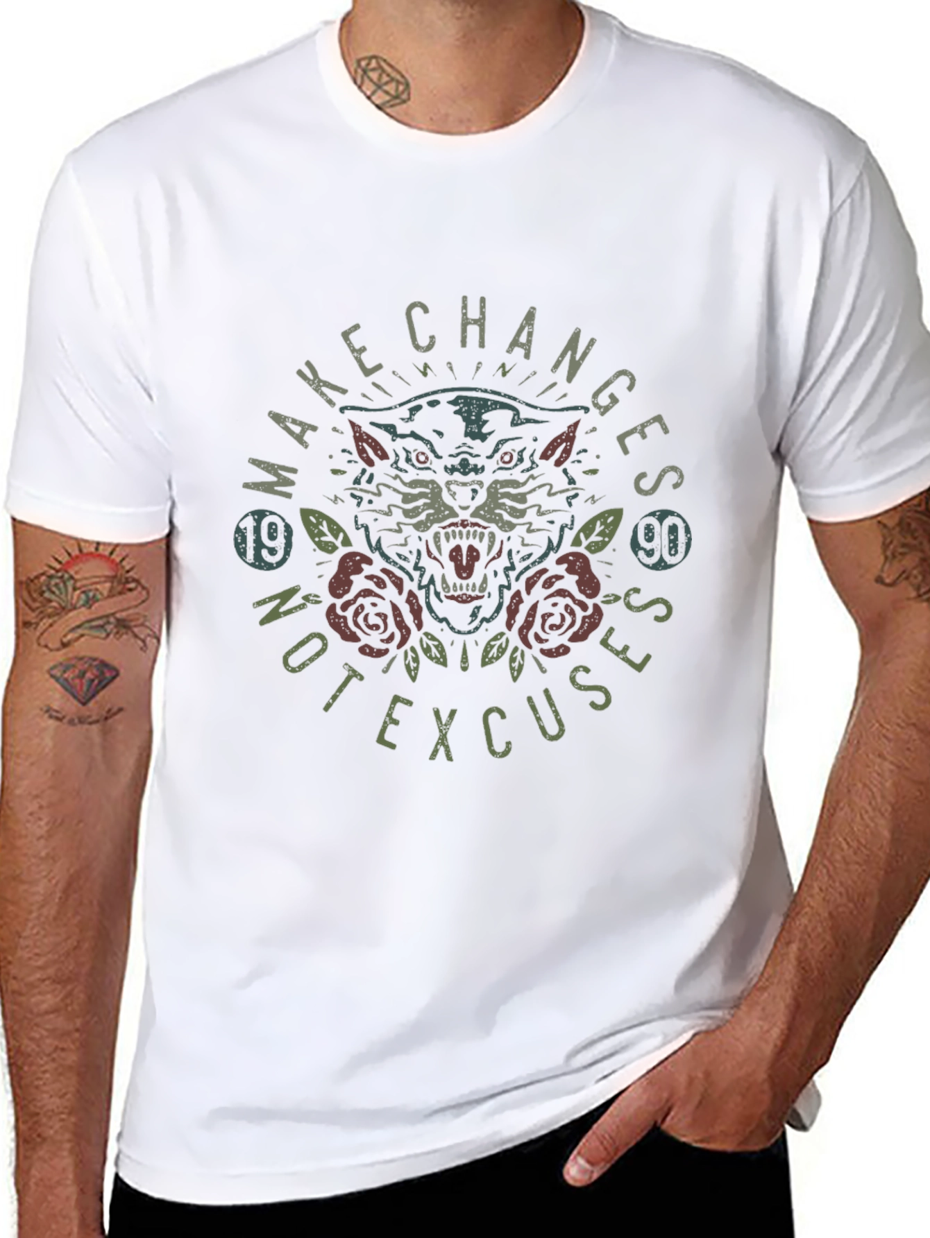 Make Changes Graphic Tee - Mens Black T-Shirt