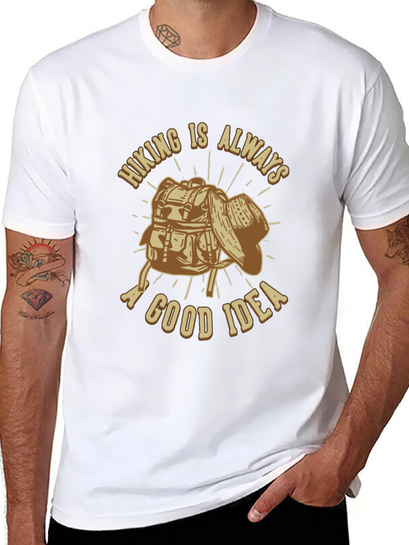 Hiking is Always a Good Idea Graphic T-Shirt