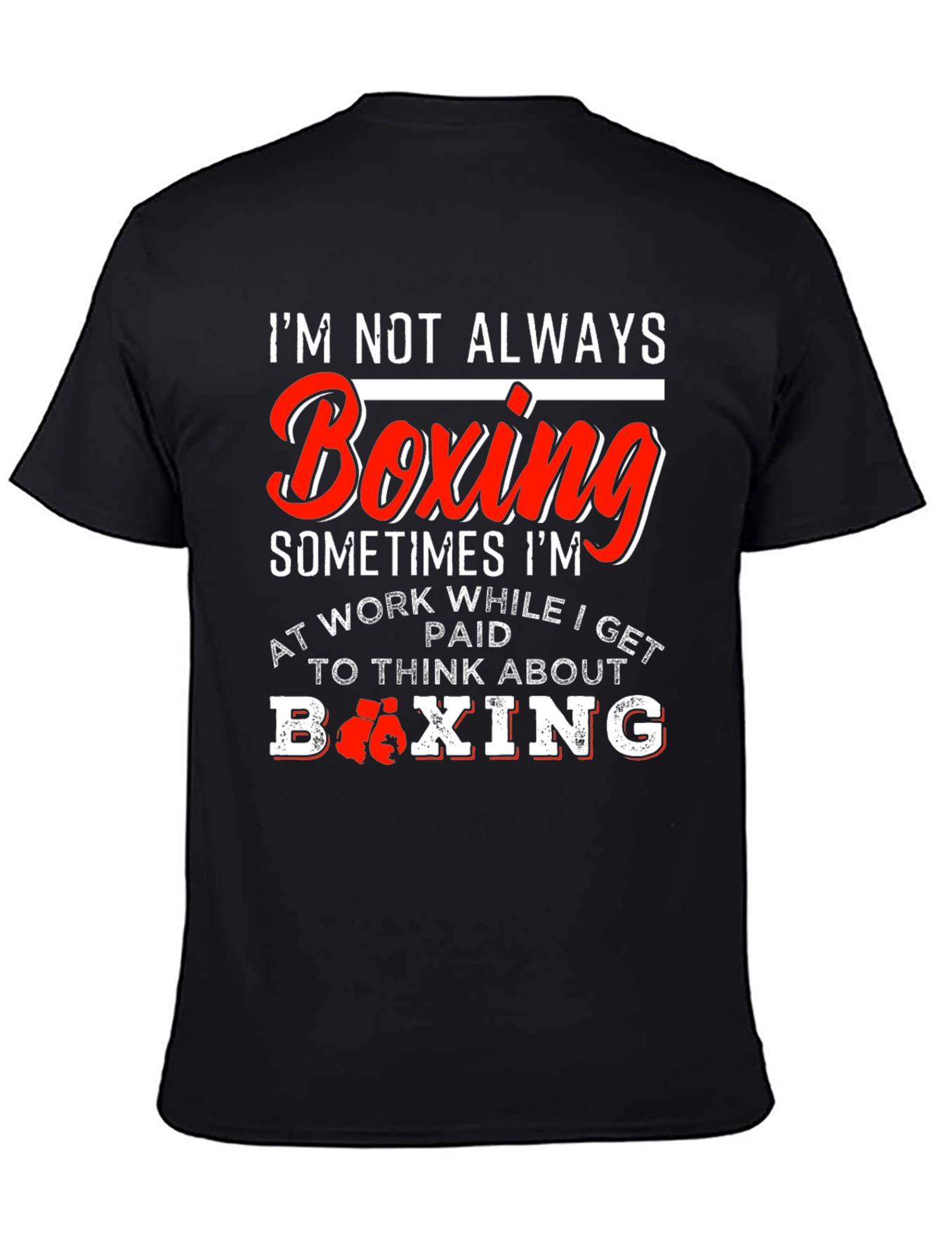 Boxing Enthusiast Graphic T-Shirt