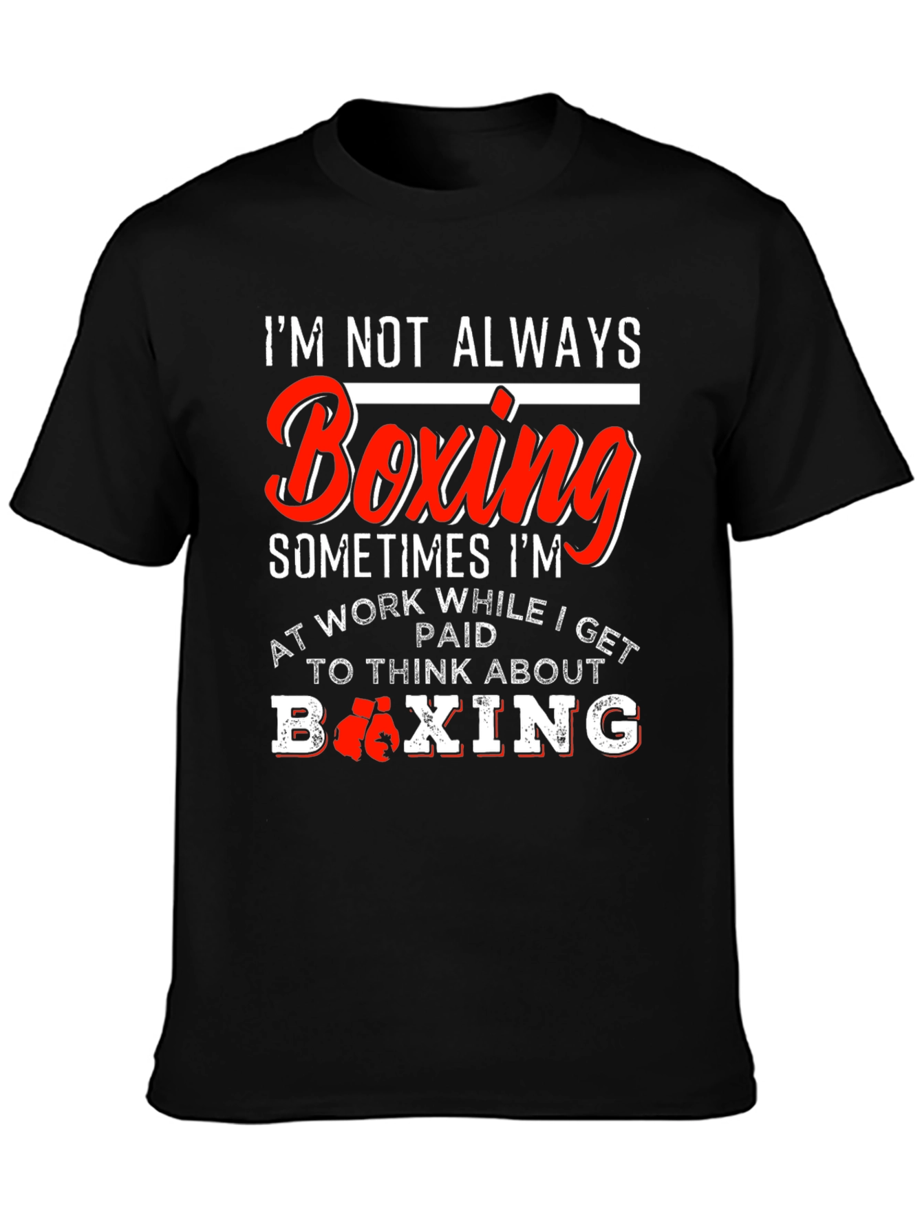 Boxing Enthusiast Graphic T-Shirt