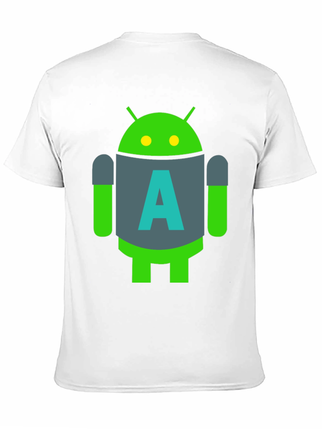 Android A Logo Black T-Shirt