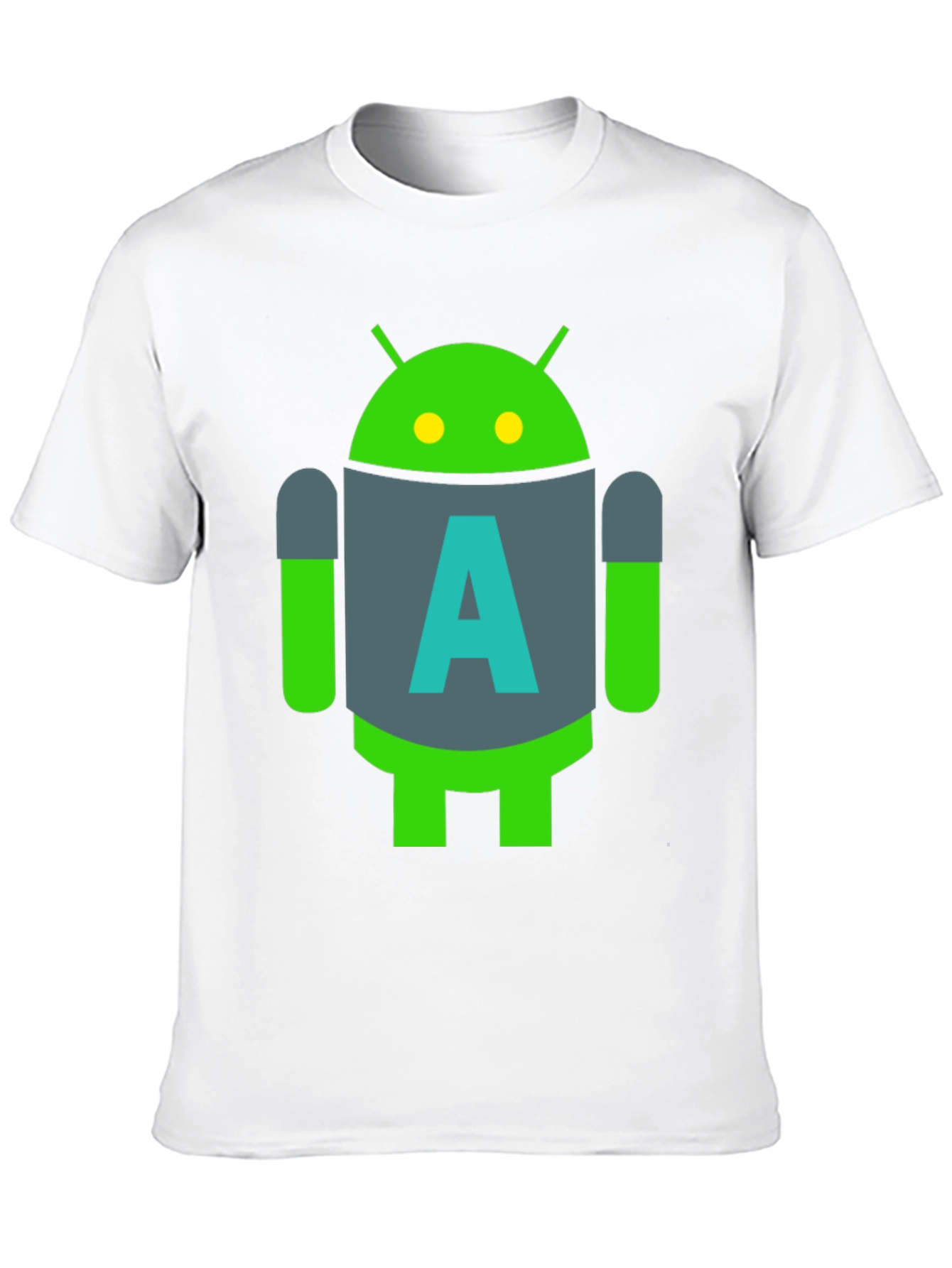 Android A Logo Black T-Shirt
