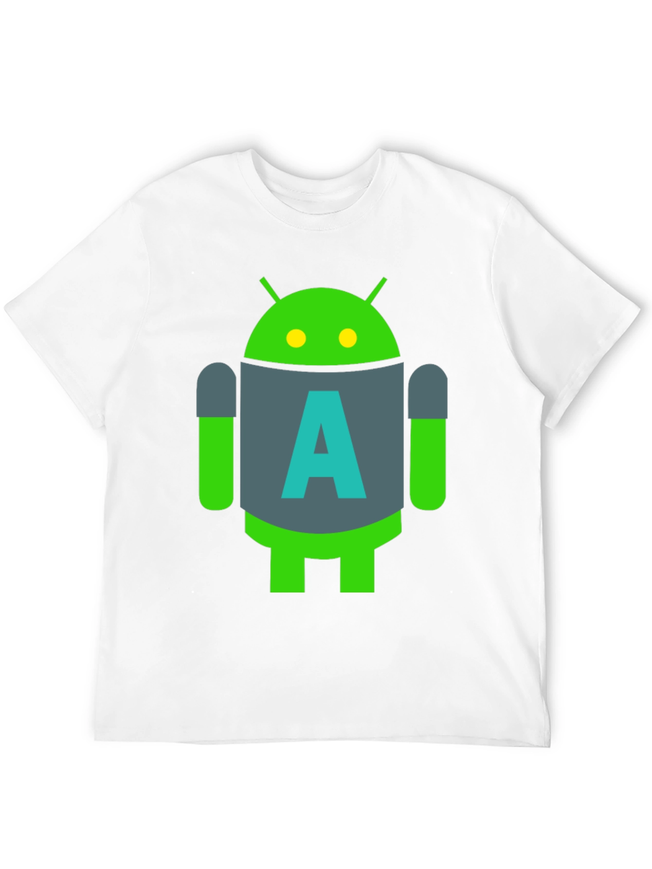 Android A Logo Black T-Shirt