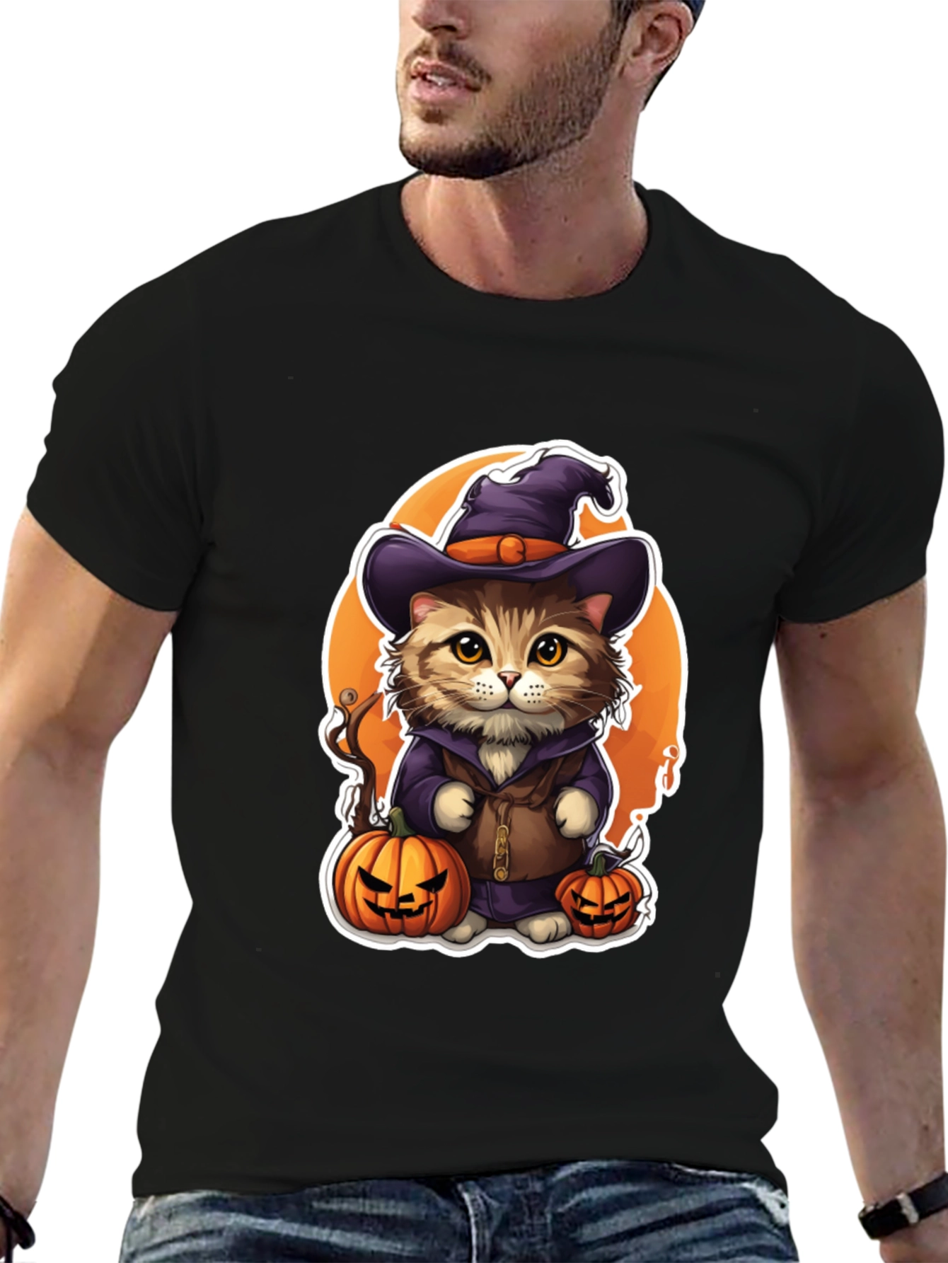 Halloween Cat T-Shirt
