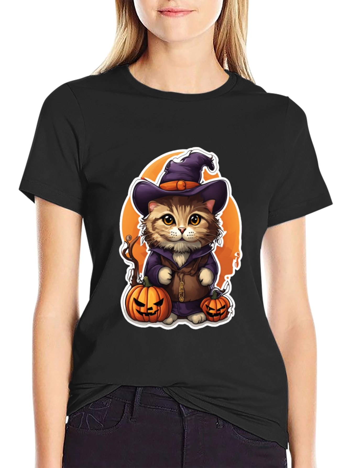 Halloween Cat T-Shirt
