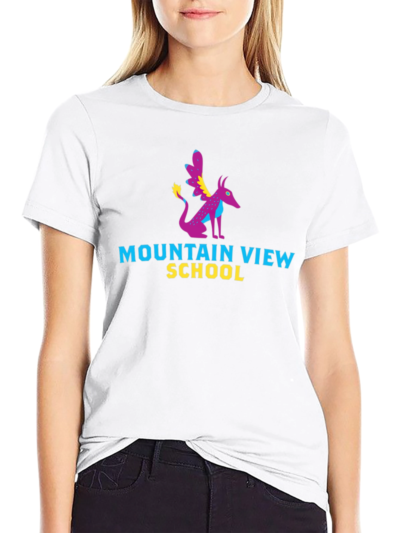 Mountain View School Black T-Shirt