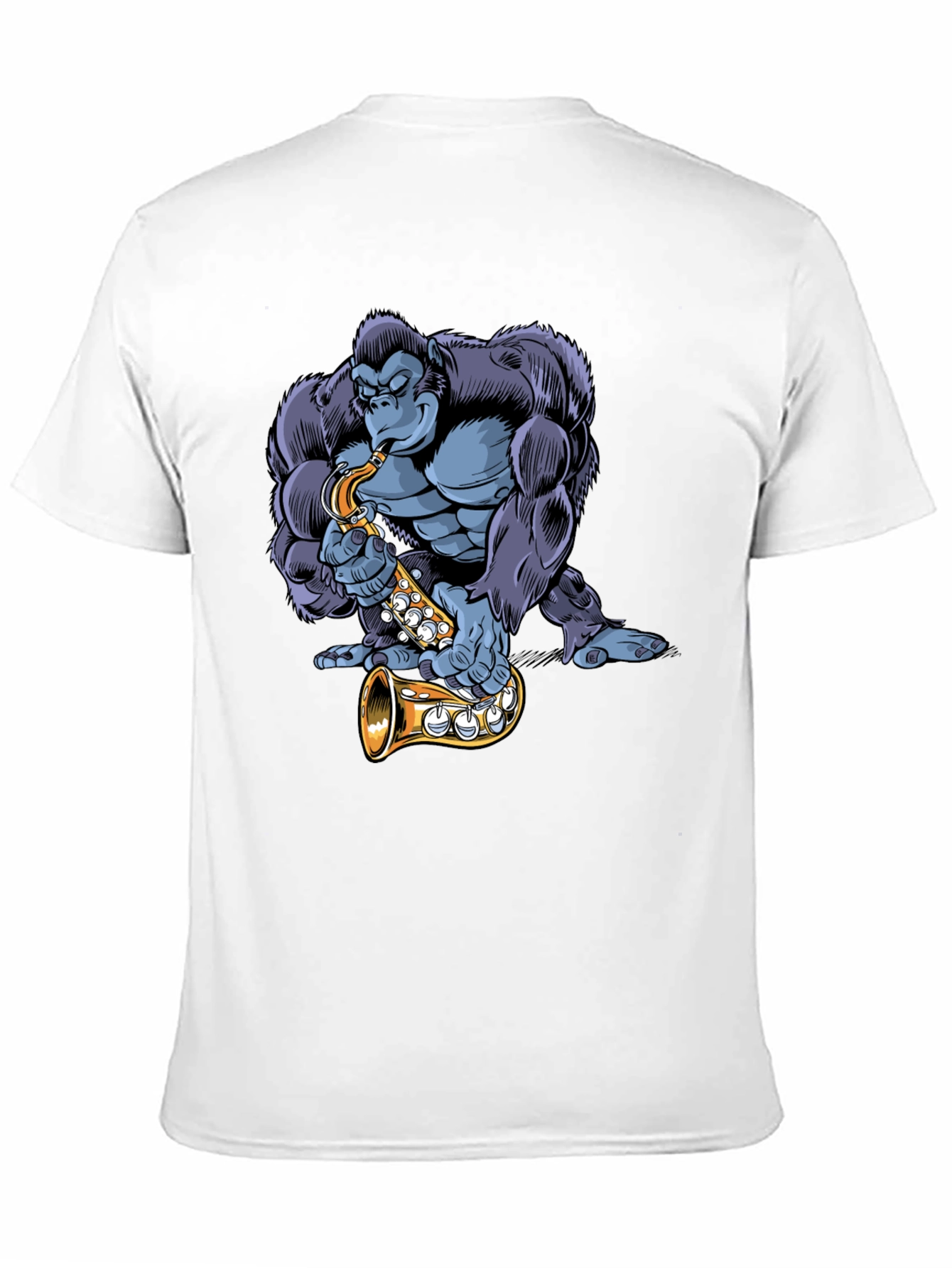 Gorilla Sax Player Graphic Tee