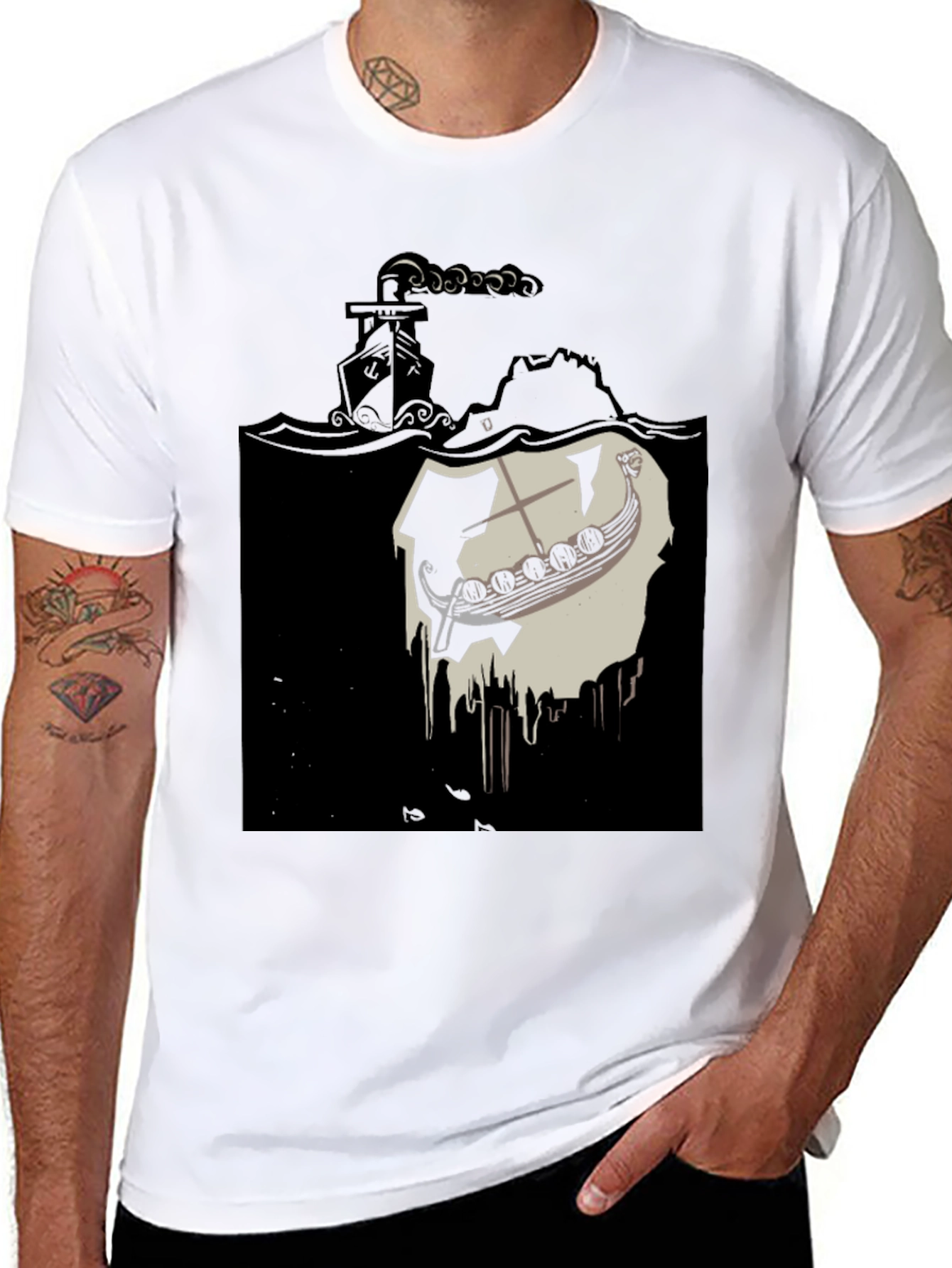 Nautical Viking Ship T-Shirt