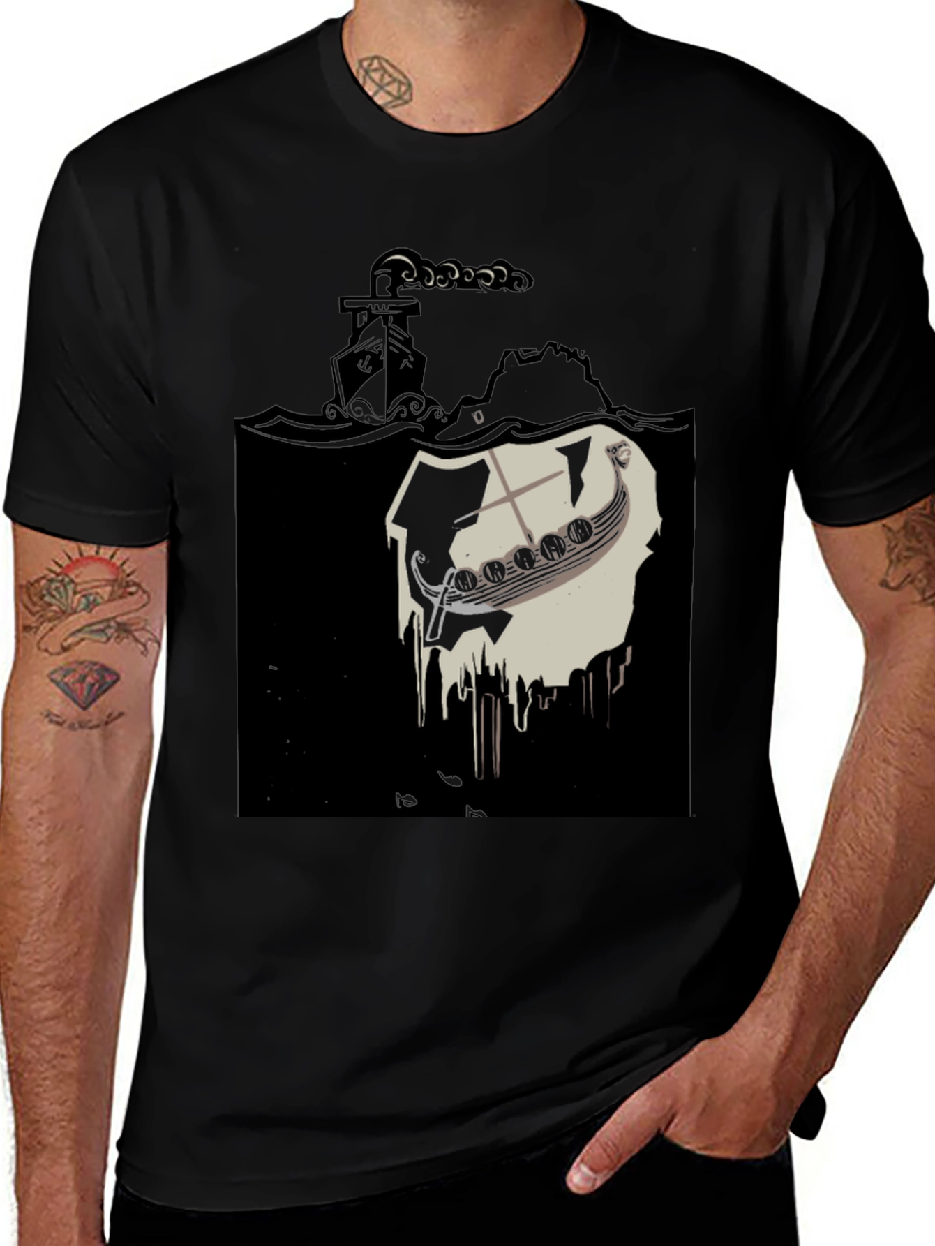 Nautical Viking Ship T-Shirt