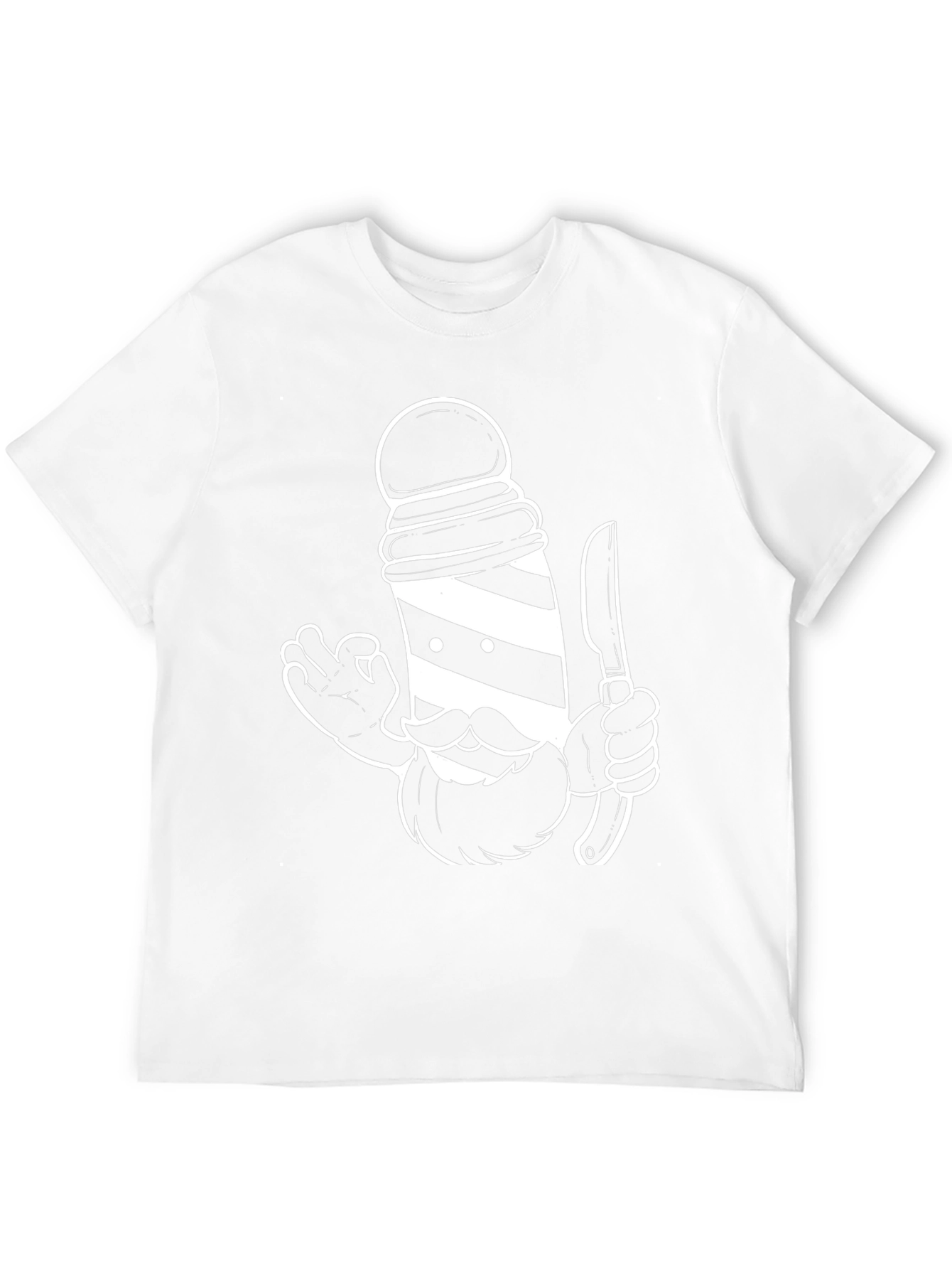 Barber Pole Graphic T-Shirt - Stylish & Unique
