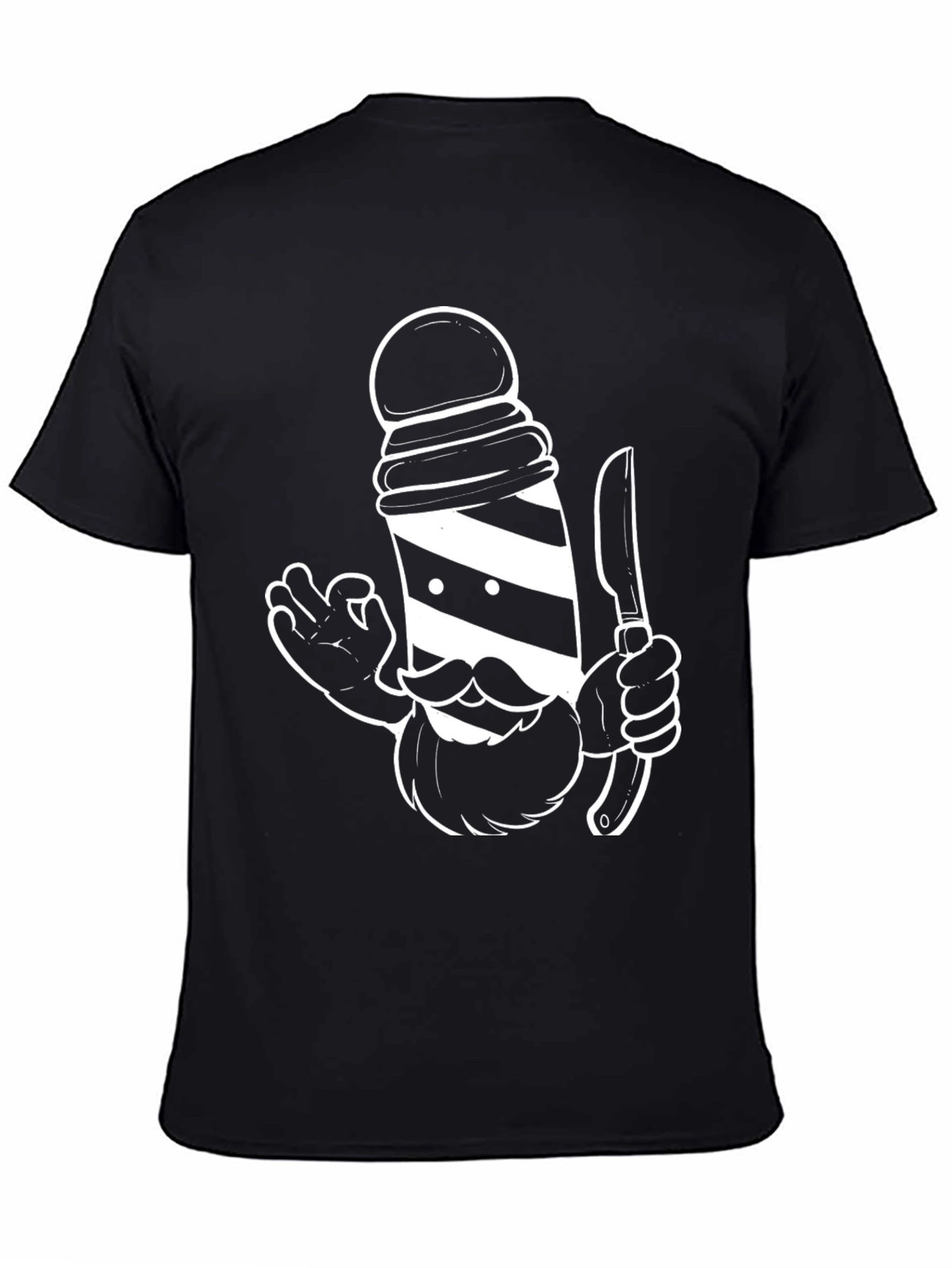 Barber Pole Graphic T-Shirt - Stylish & Unique