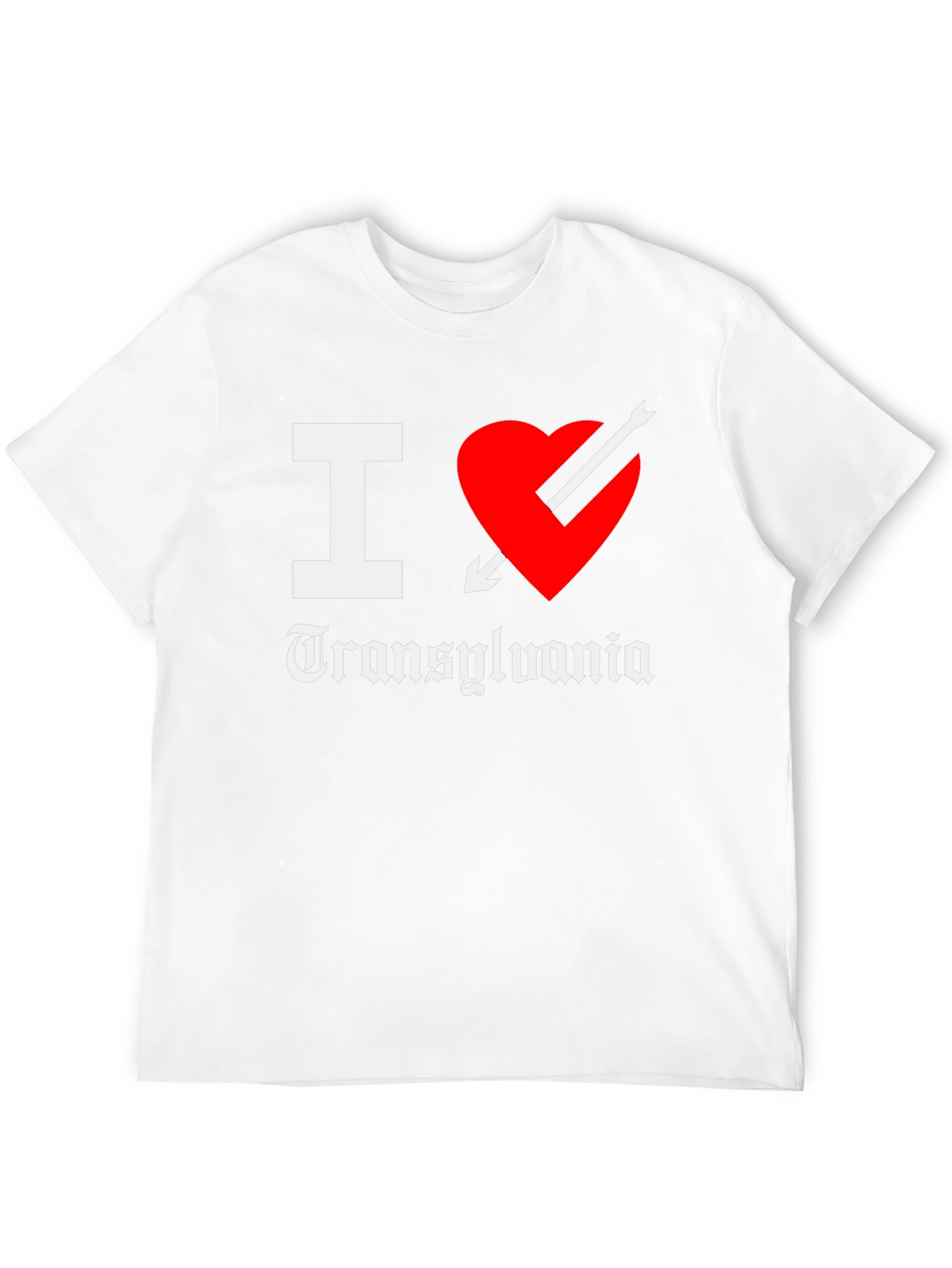I Love Transylvania T-Shirt Novelty Design