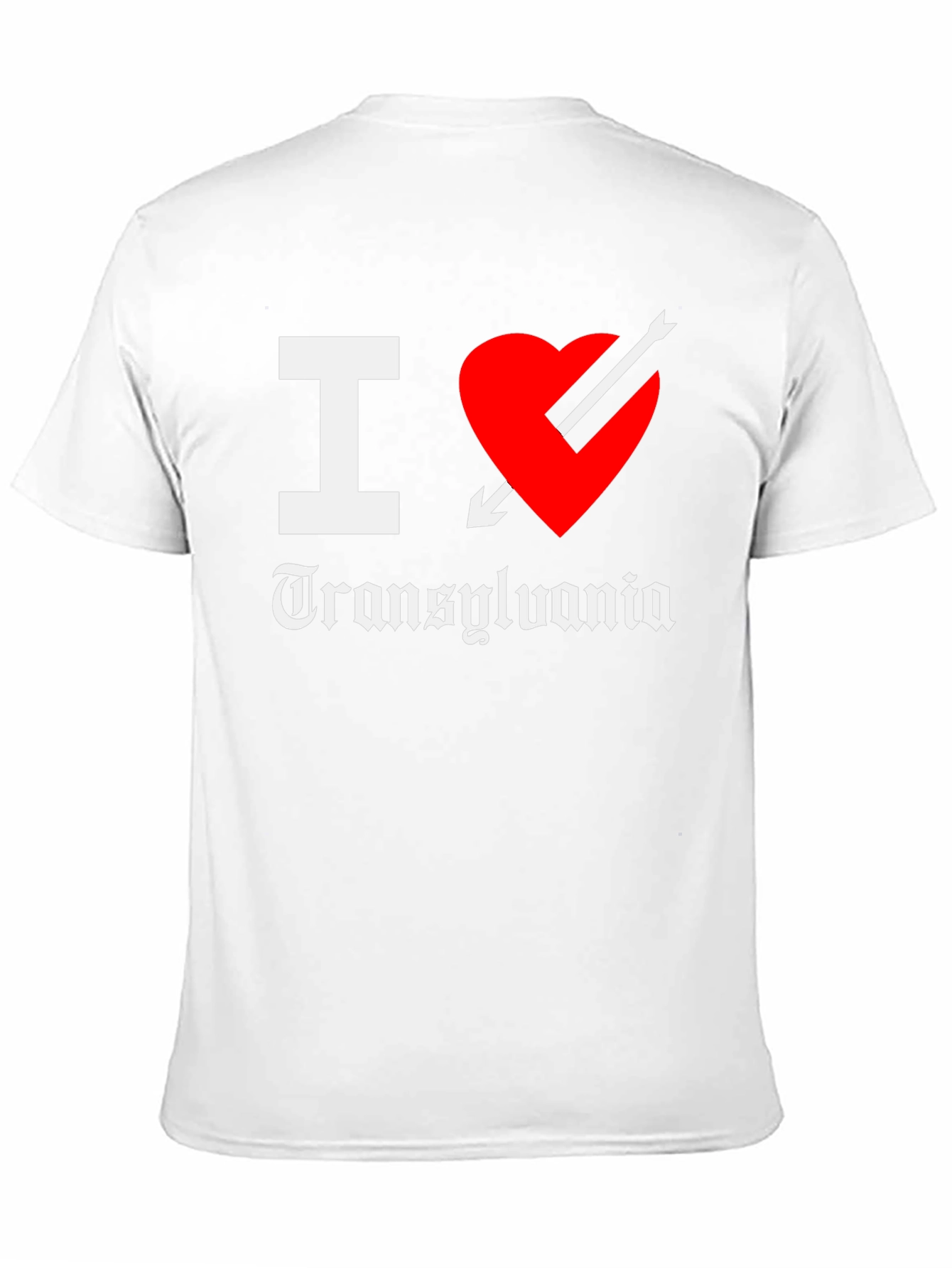 I Love Transylvania T-Shirt Novelty Design