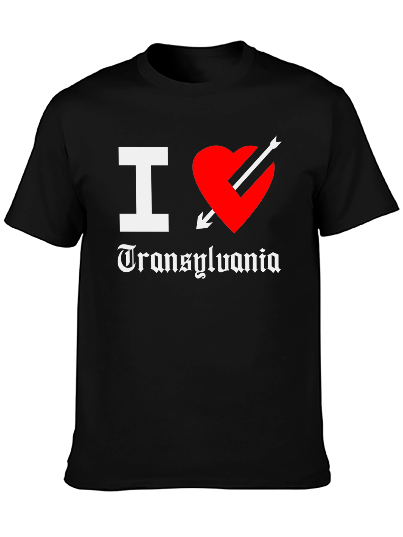 I Love Transylvania T-Shirt Novelty Design