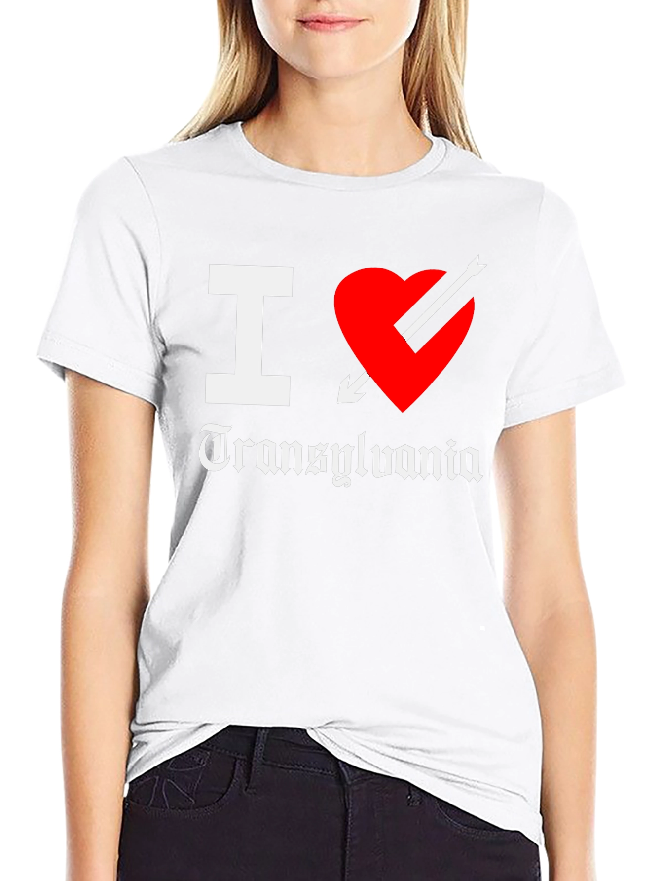 I Love Transylvania T-Shirt Novelty Design