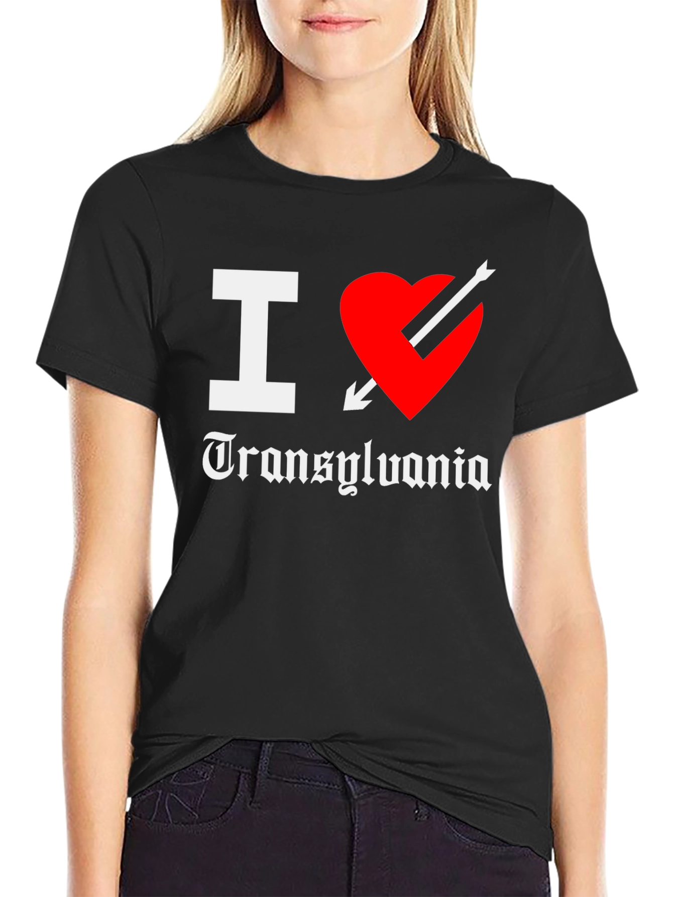 I Love Transylvania T-Shirt Novelty Design