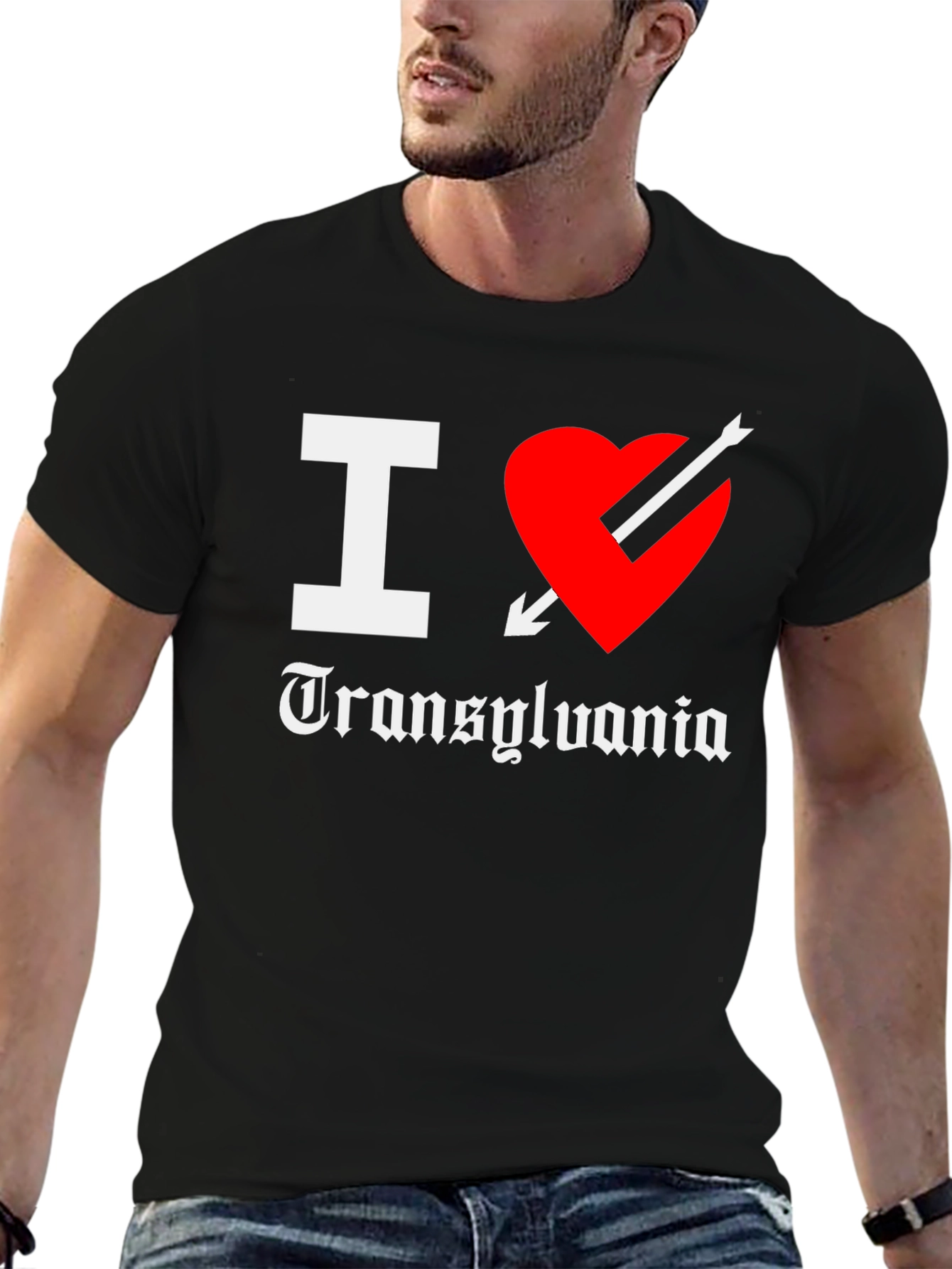 I Love Transylvania T-Shirt Novelty Design