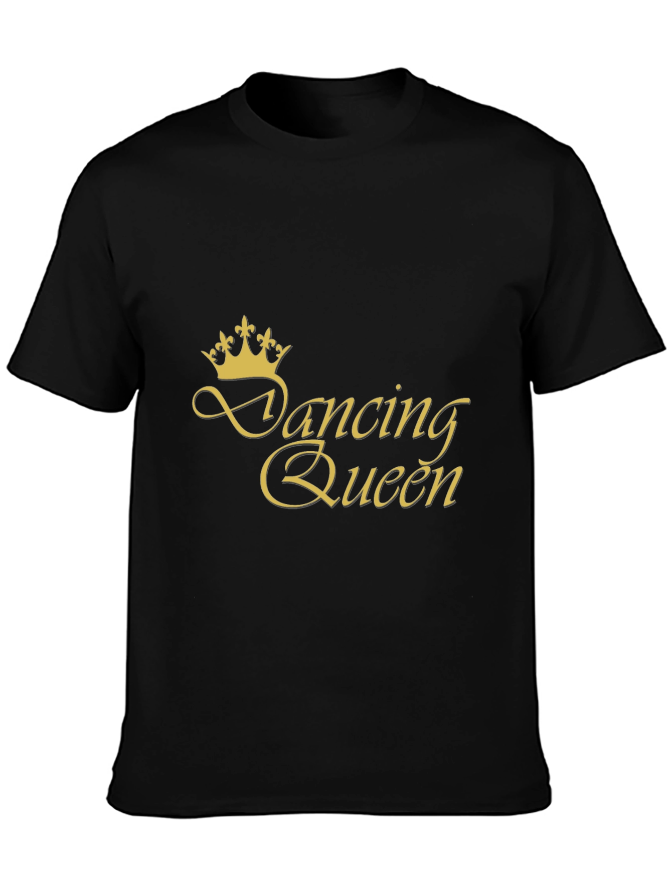 Dancing Queen Black T-Shirt - Unique Graphic Tee