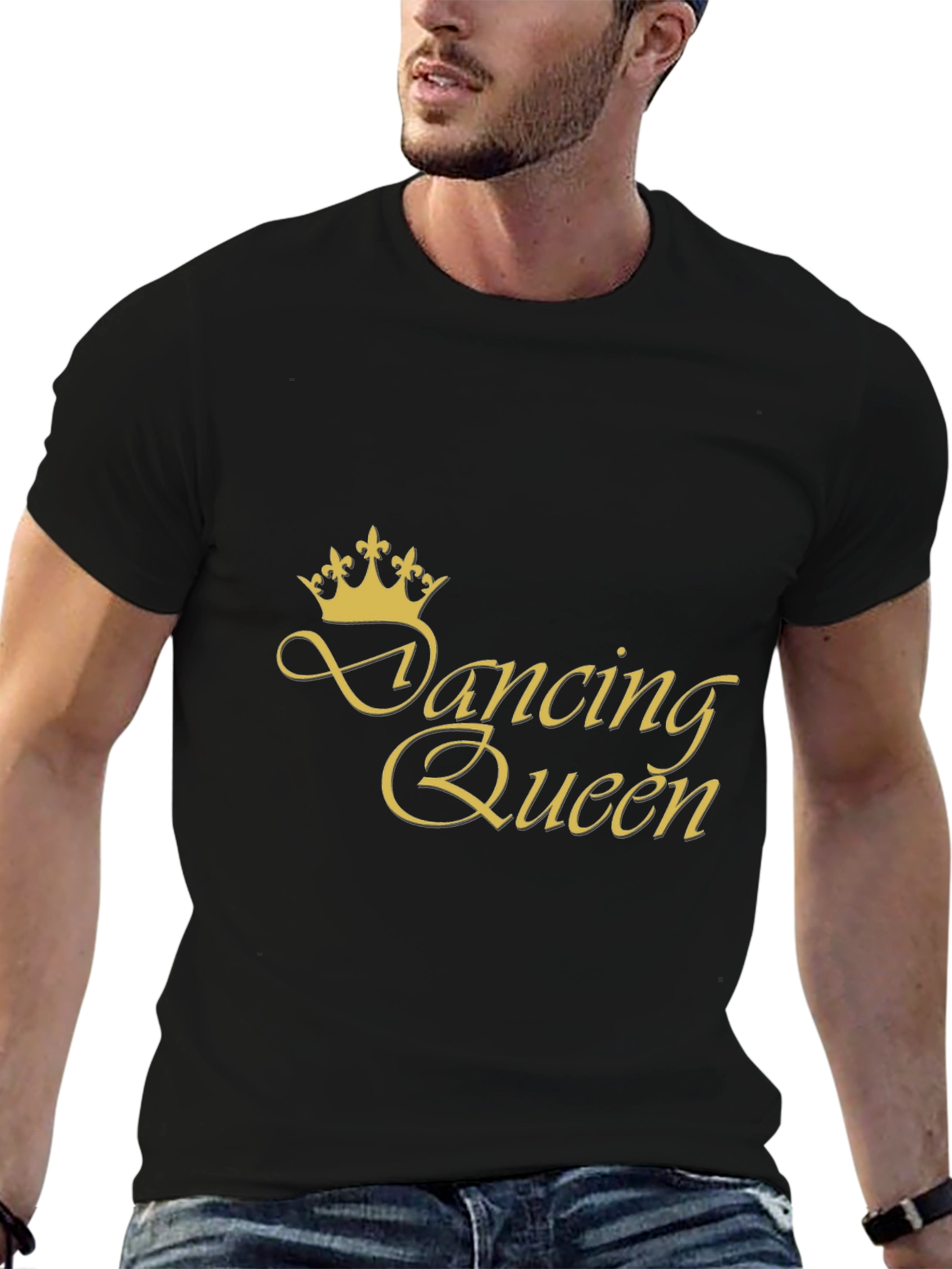 Dancing Queen Black T-Shirt - Unique Graphic Tee