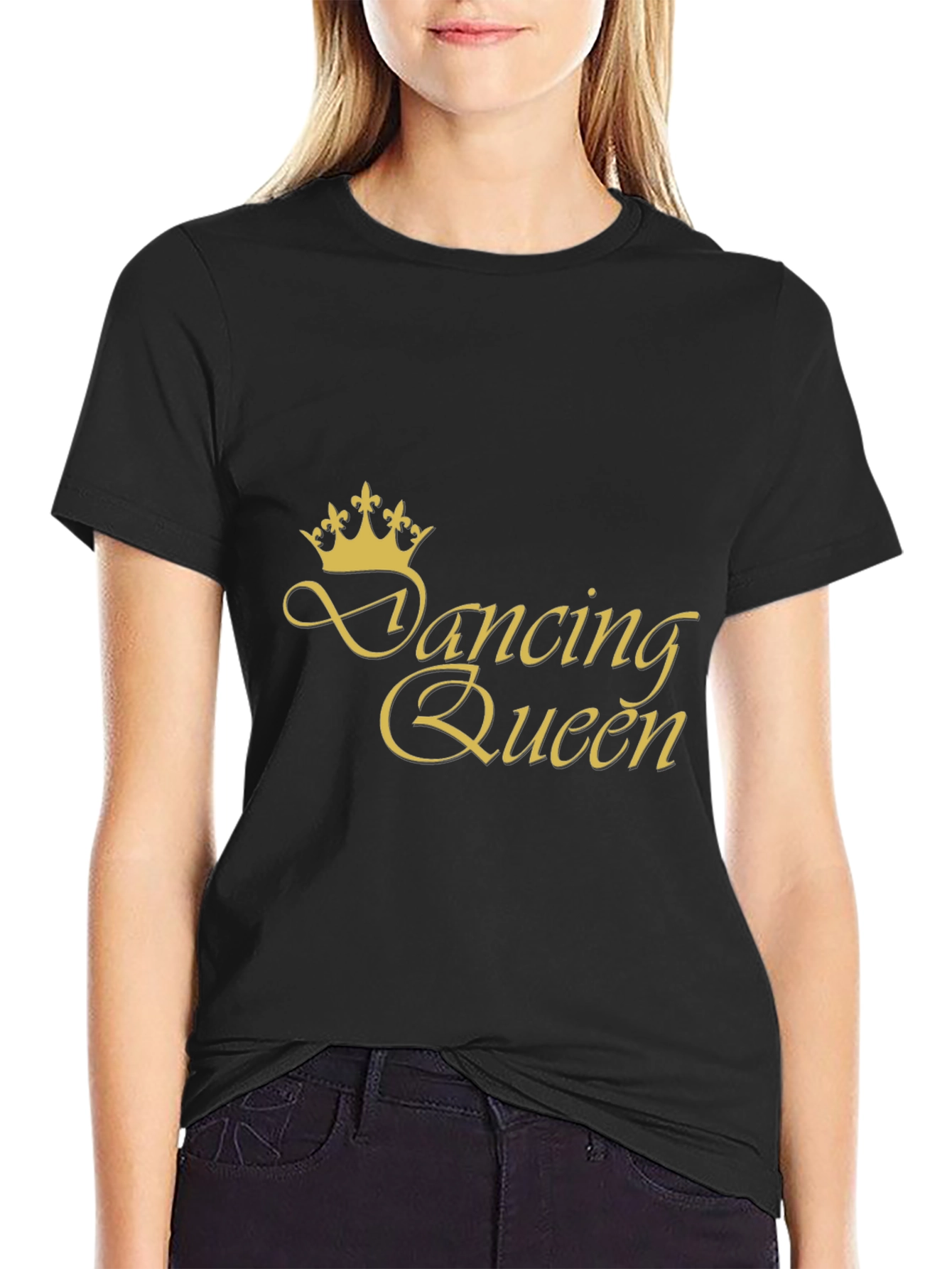 Dancing Queen Black T-Shirt - Unique Graphic Tee