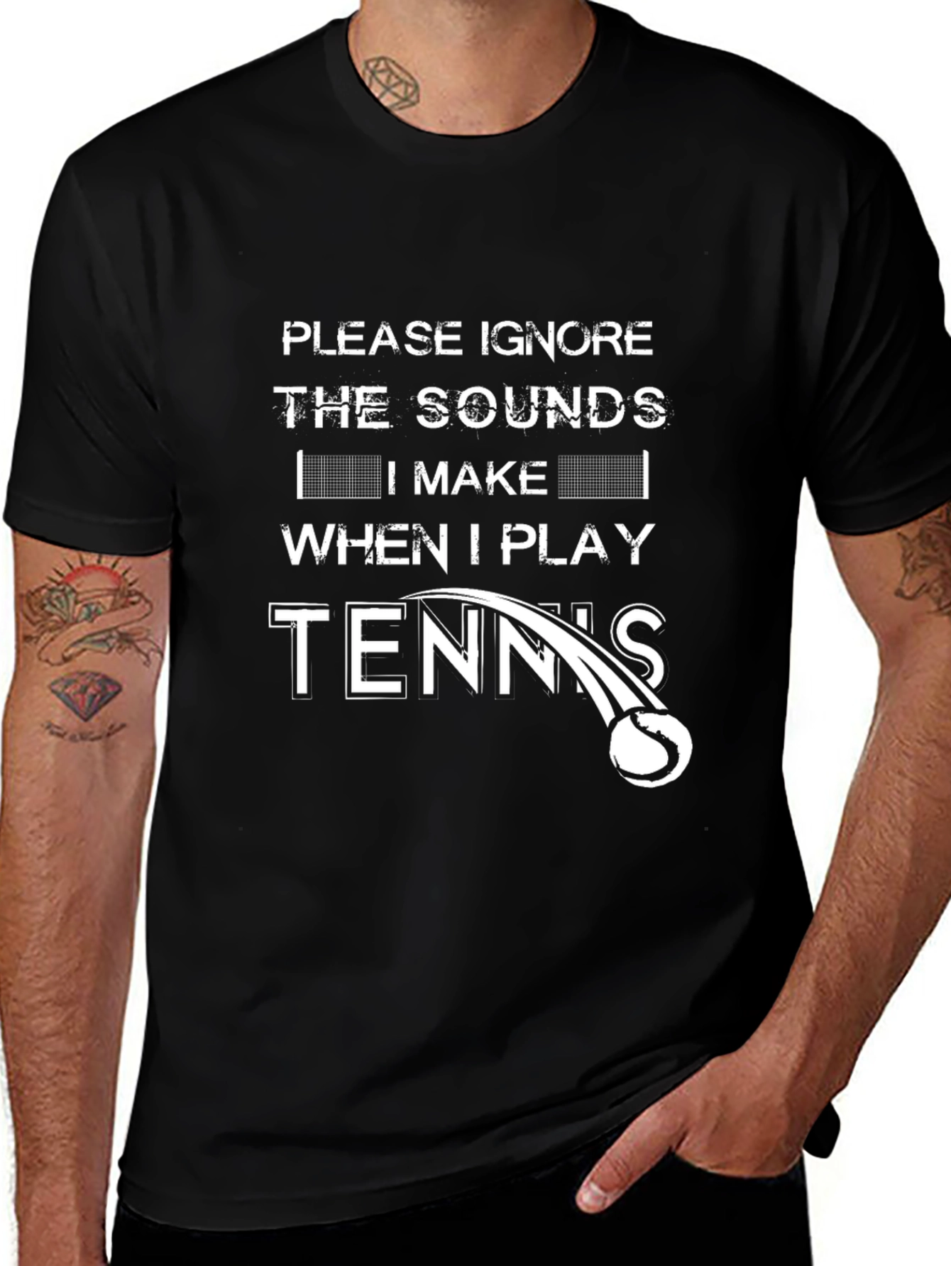 Funny Tennis Player T-Shirt