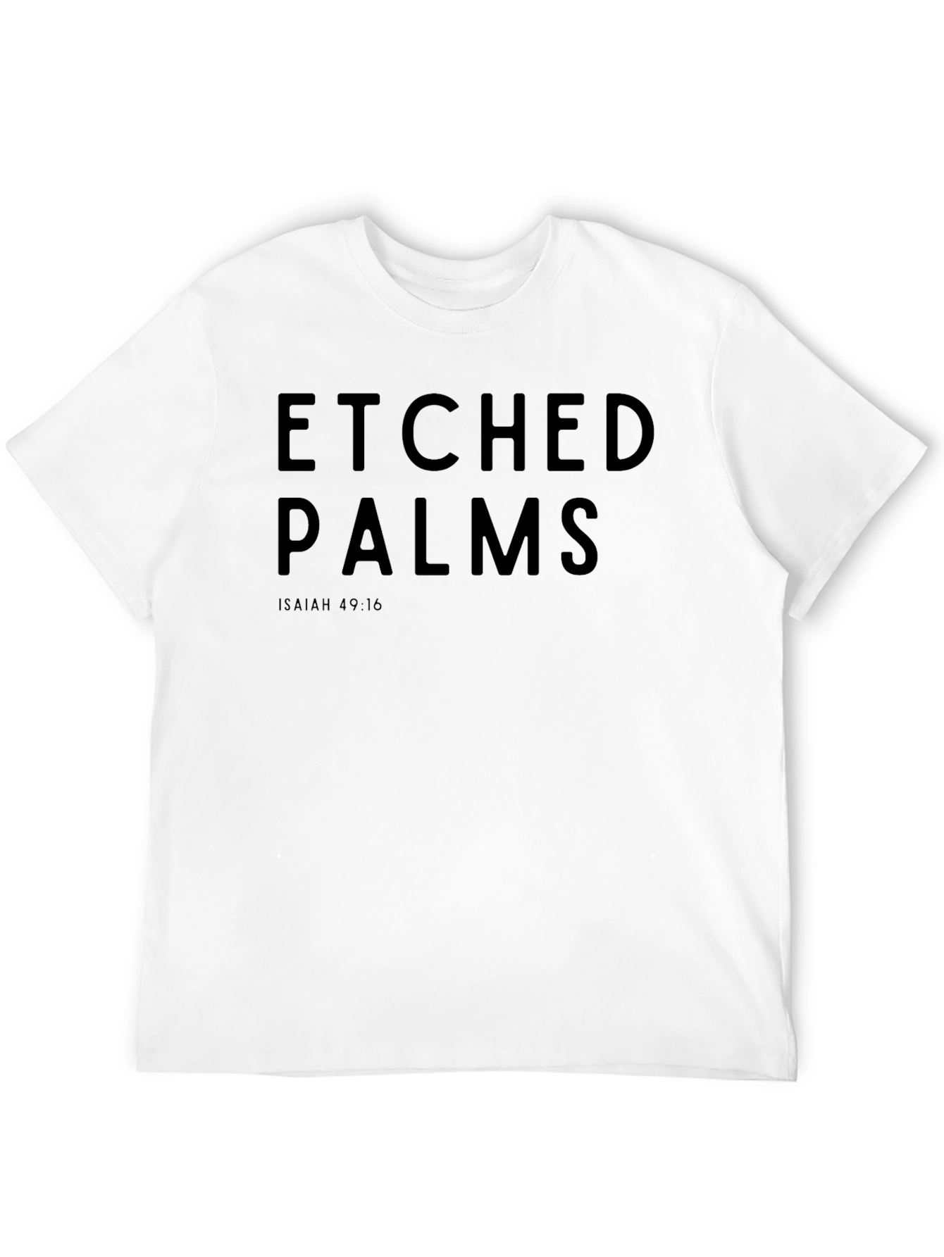 Etched Palms Graphic Tee - Isaiah 49:16